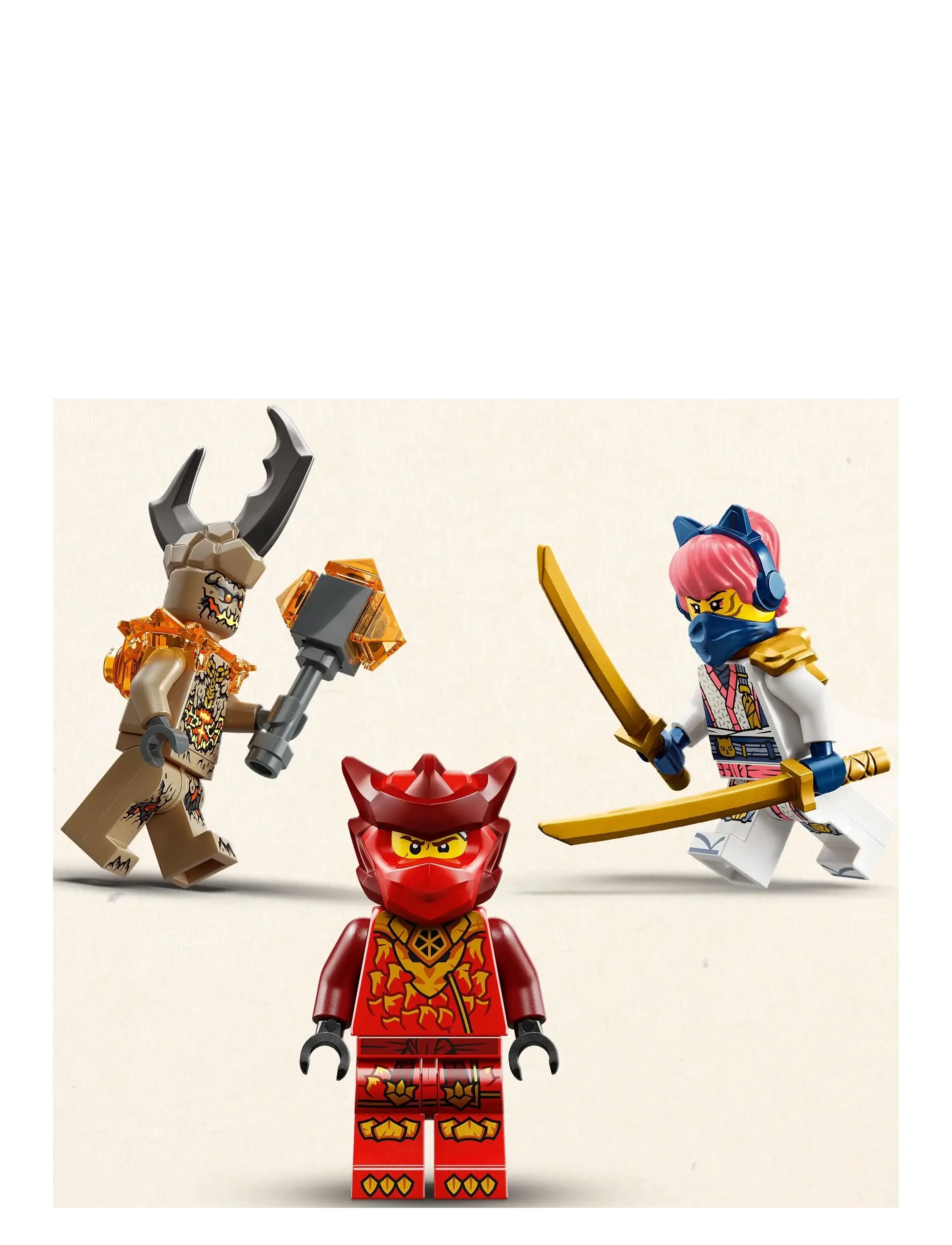 LEGO - Kai’s Dragon Mech Battle Pack, Mech Toy 71851 - lego ninjago - multi - 4