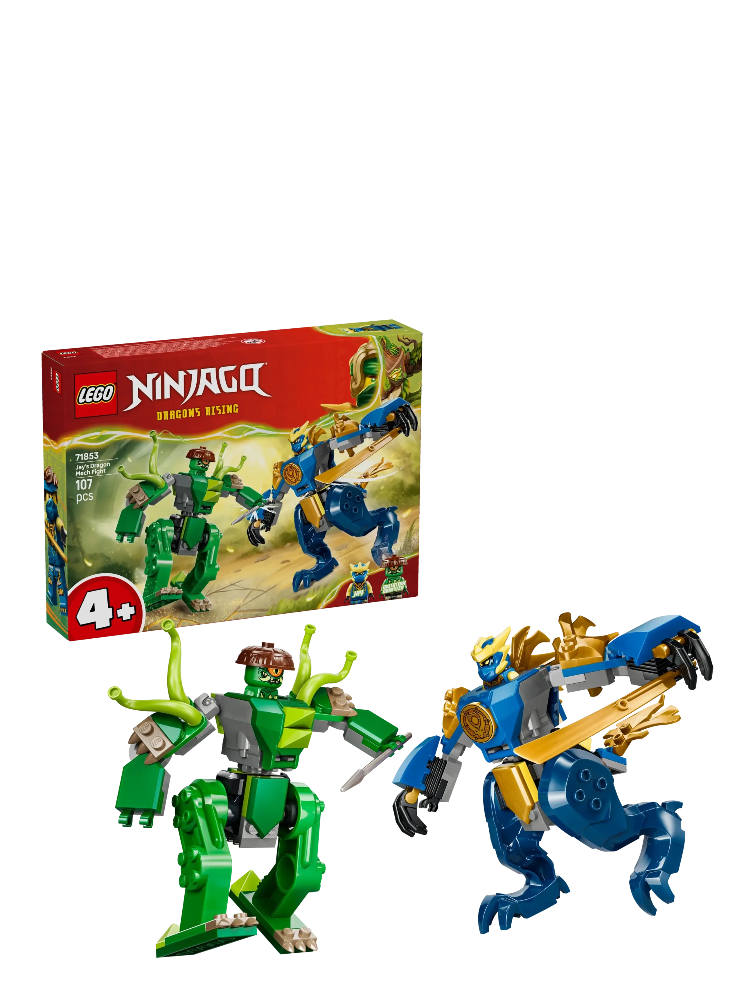 LEGO Jays Dragemech-Kamp 71853, One Size, Multi/patterned, Lego Legetøj > Lego ninjago, Børn
