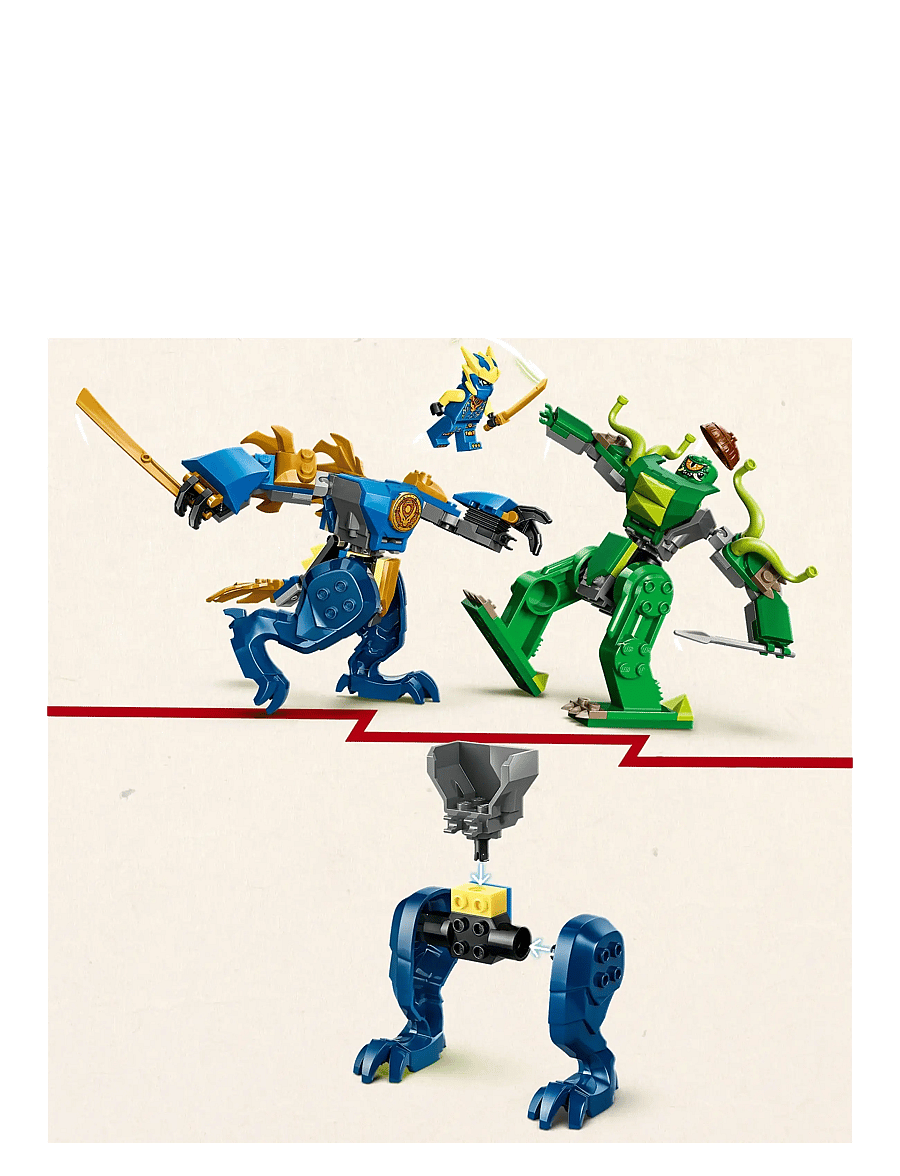 LEGO - Jay’s Dragon Mech Fight - Mech Toy 71853 - lego ninjago - multi - 3