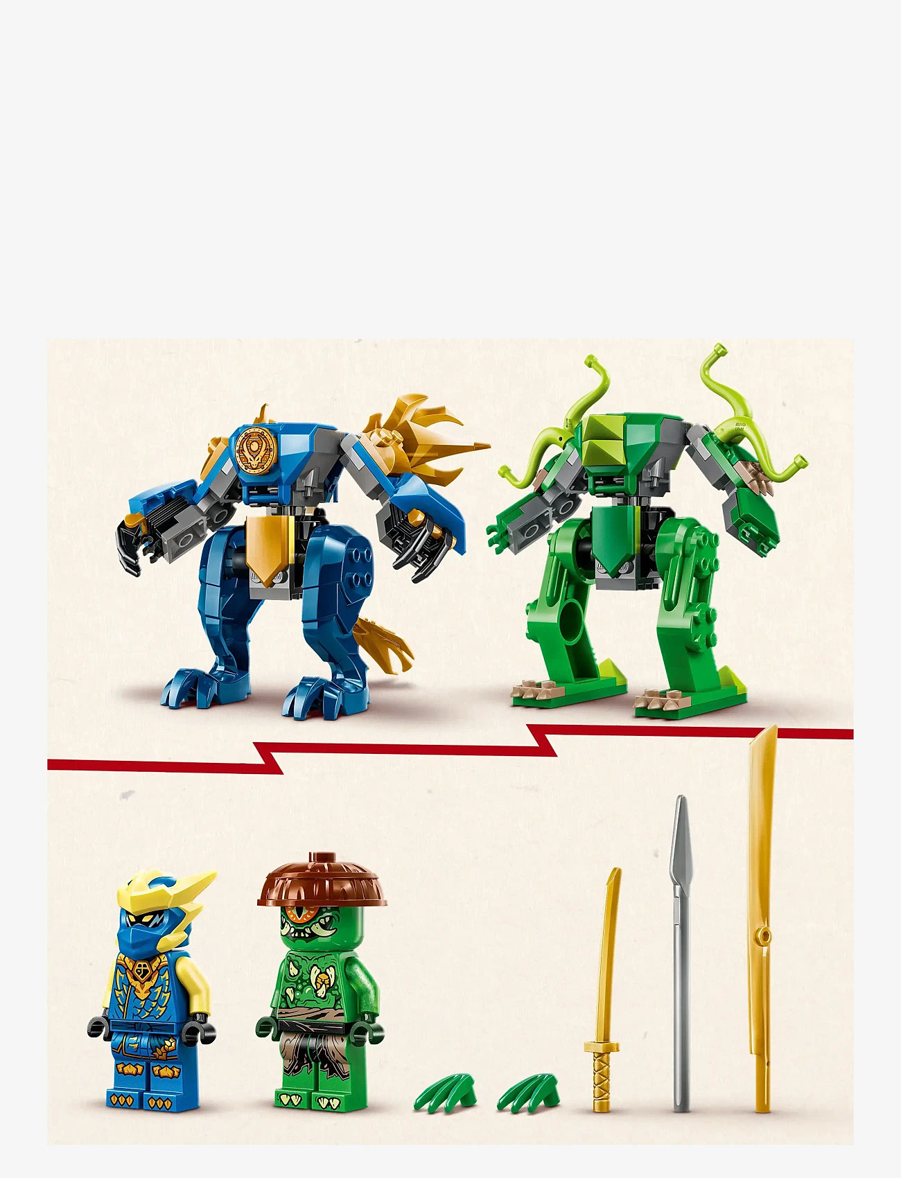 LEGO - Jay’s Dragon Mech Fight - Mech Toy 71853 - lego ninjago - multi - 4