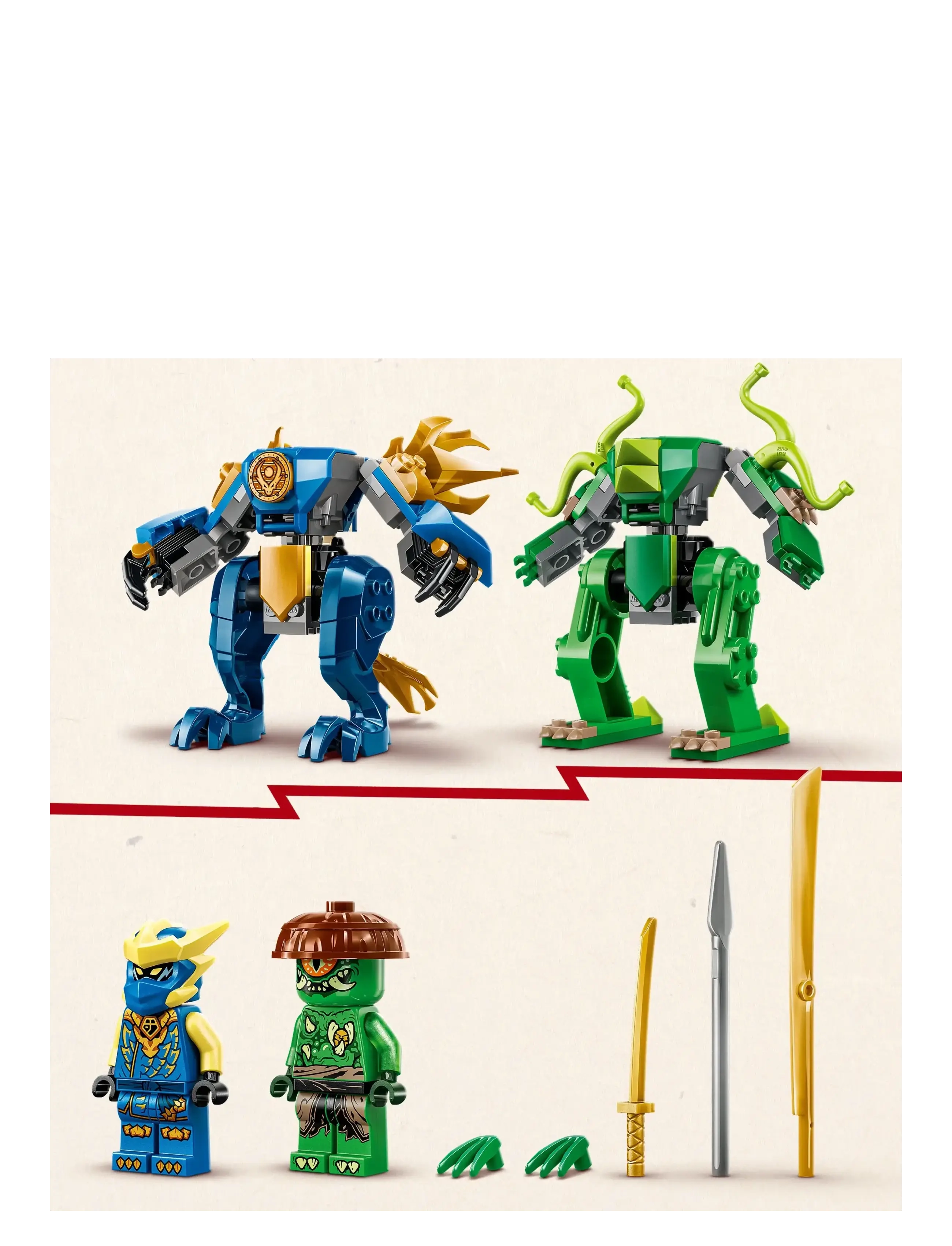 LEGO - Jay’s Dragon Mech Fight - Mech Toy 71853 - lego ninjago - multi - 4