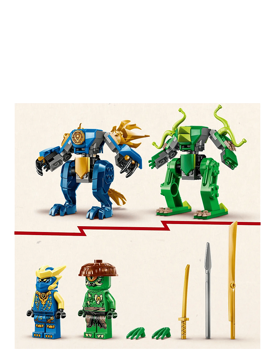 LEGO - Jay’s Dragon Mech Fight - Mech Toy 71853 - lego ninjago - multi - 4