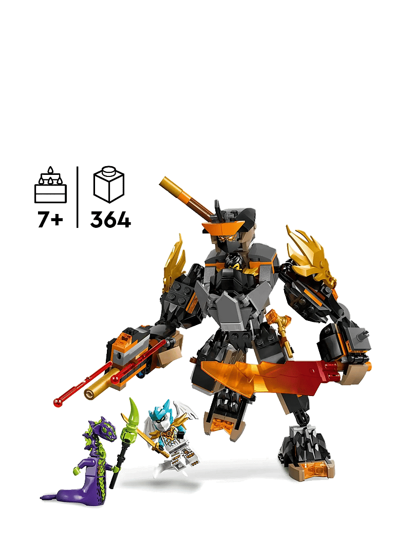 LEGO - Cole’s Mission Mech & Dragon Zane Toys 71854 - lego ninjago - multi - 1