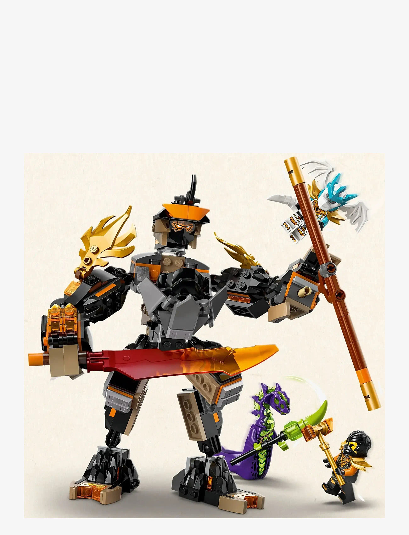 LEGO - Cole’s Mission Mech & Dragon Zane Toys 71854 - lego ninjago - multi - 3