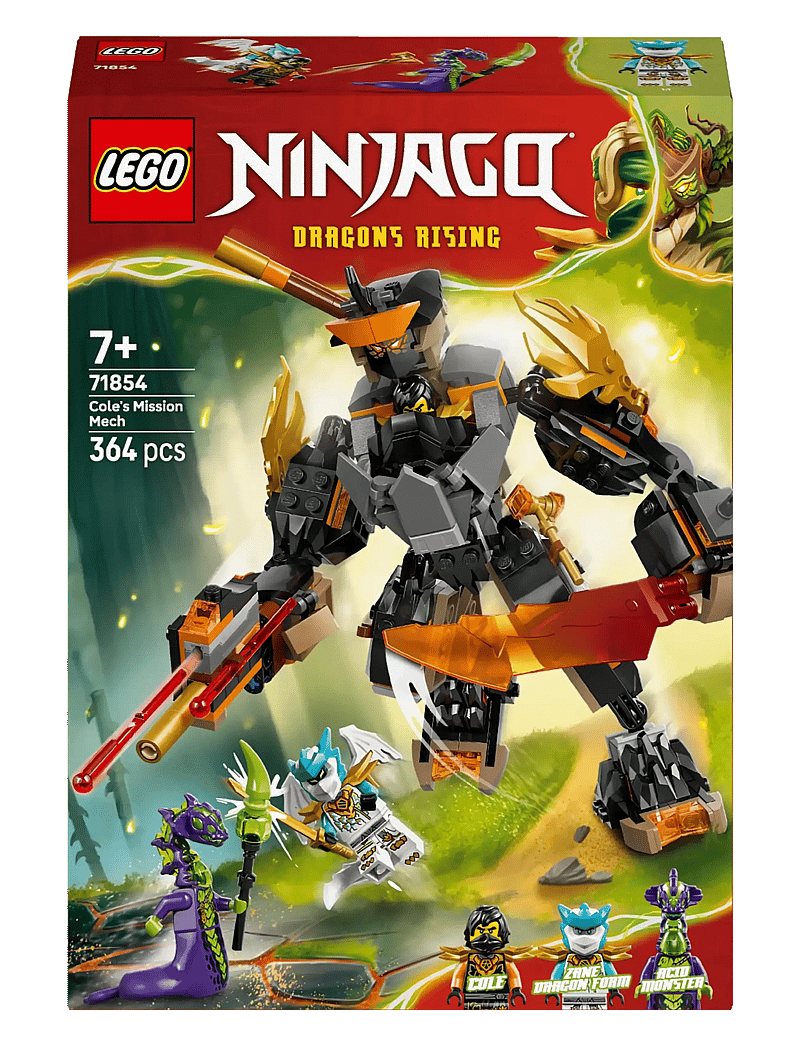 LEGO - Cole’s Mission Mech & Dragon Zane Toys 71854 - lego ninjago - multi - 5