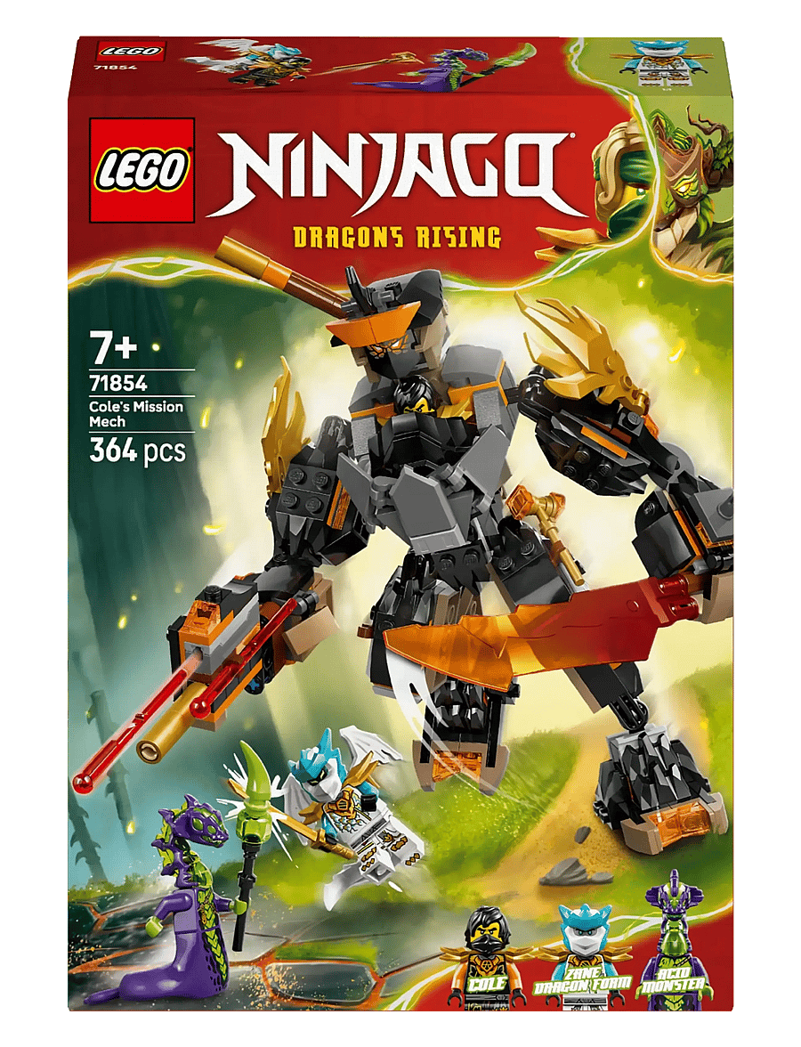 LEGO - Cole’s Mission Mech & Dragon Zane Toys 71854 - lego ninjago - multi - 5