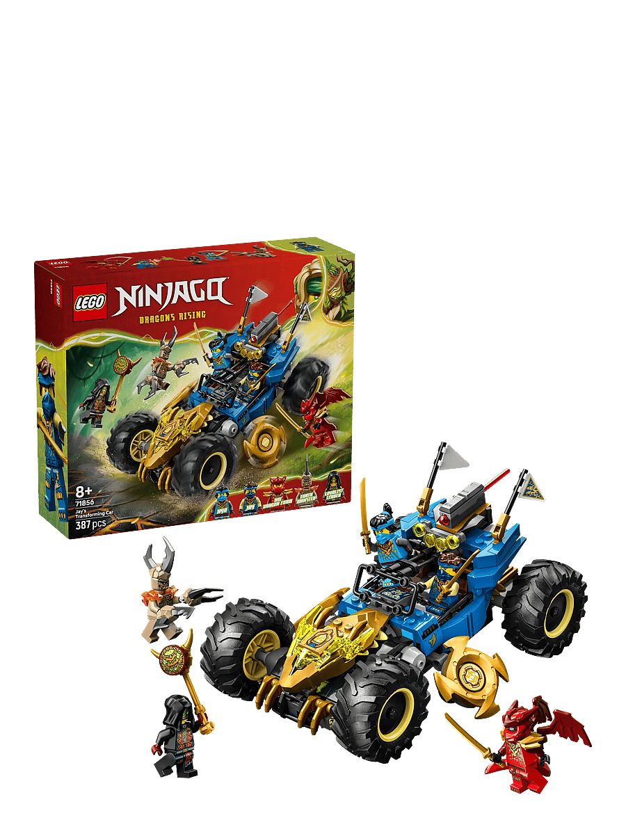 LEGO - Jay’s Transforming Car Racing Toy 71856 - lego ninjago - multi - 0