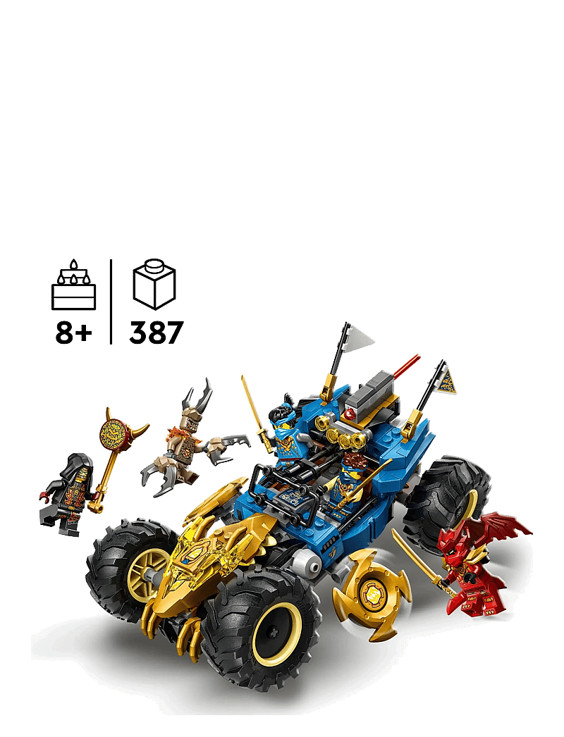 LEGO - Jay’s Transforming Car Racing Toy 71856 - lego ninjago - multi - 1
