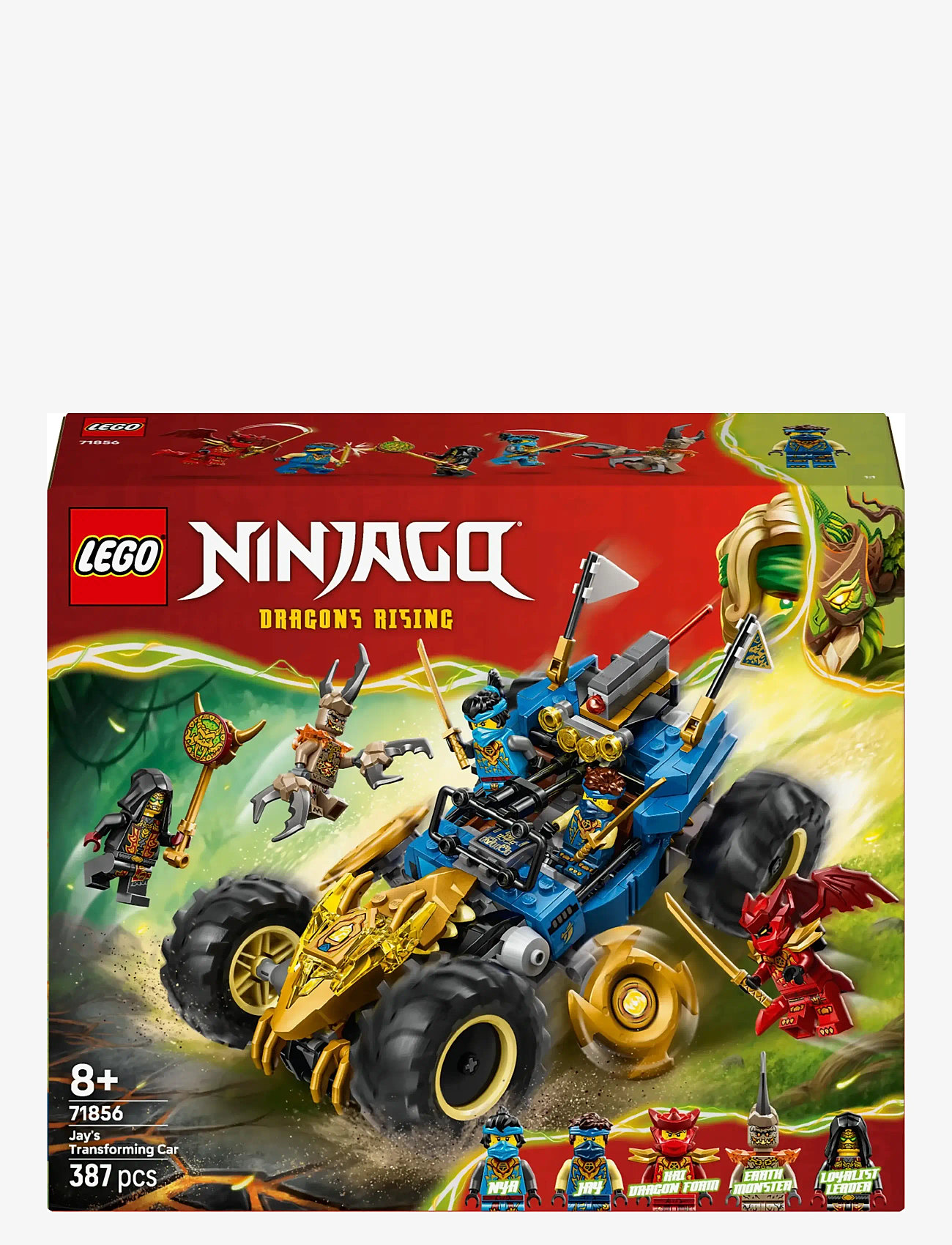 LEGO - Jay’s Transforming Car Racing Toy 71856 - lego ninjago - multi - 5