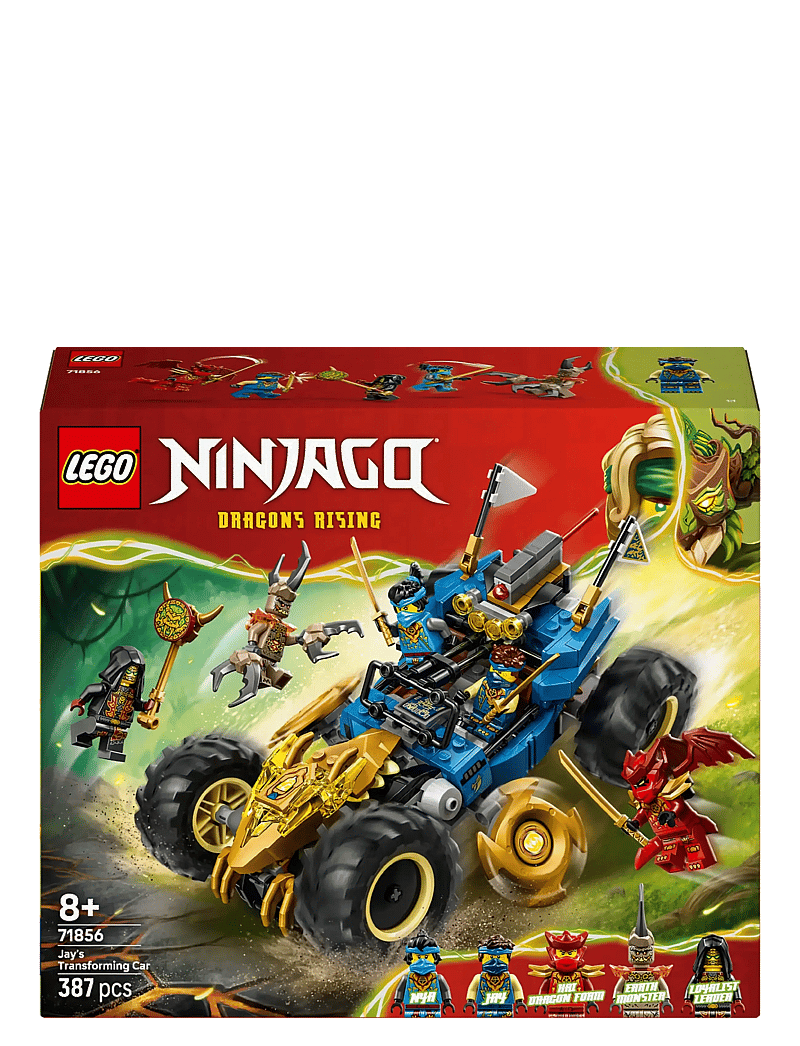 LEGO - Jay’s Transforming Car Racing Toy 71856 - lego ninjago - multi - 5