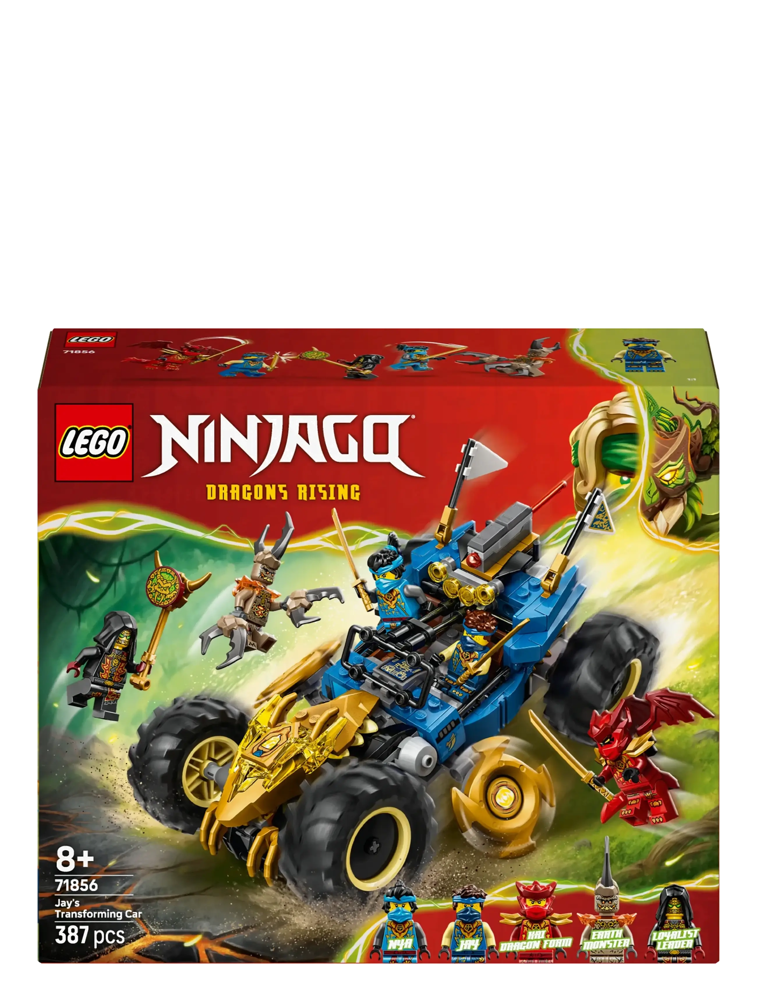 LEGO - Jay’s Transforming Car Racing Toy 71856 - lego ninjago - multi - 5