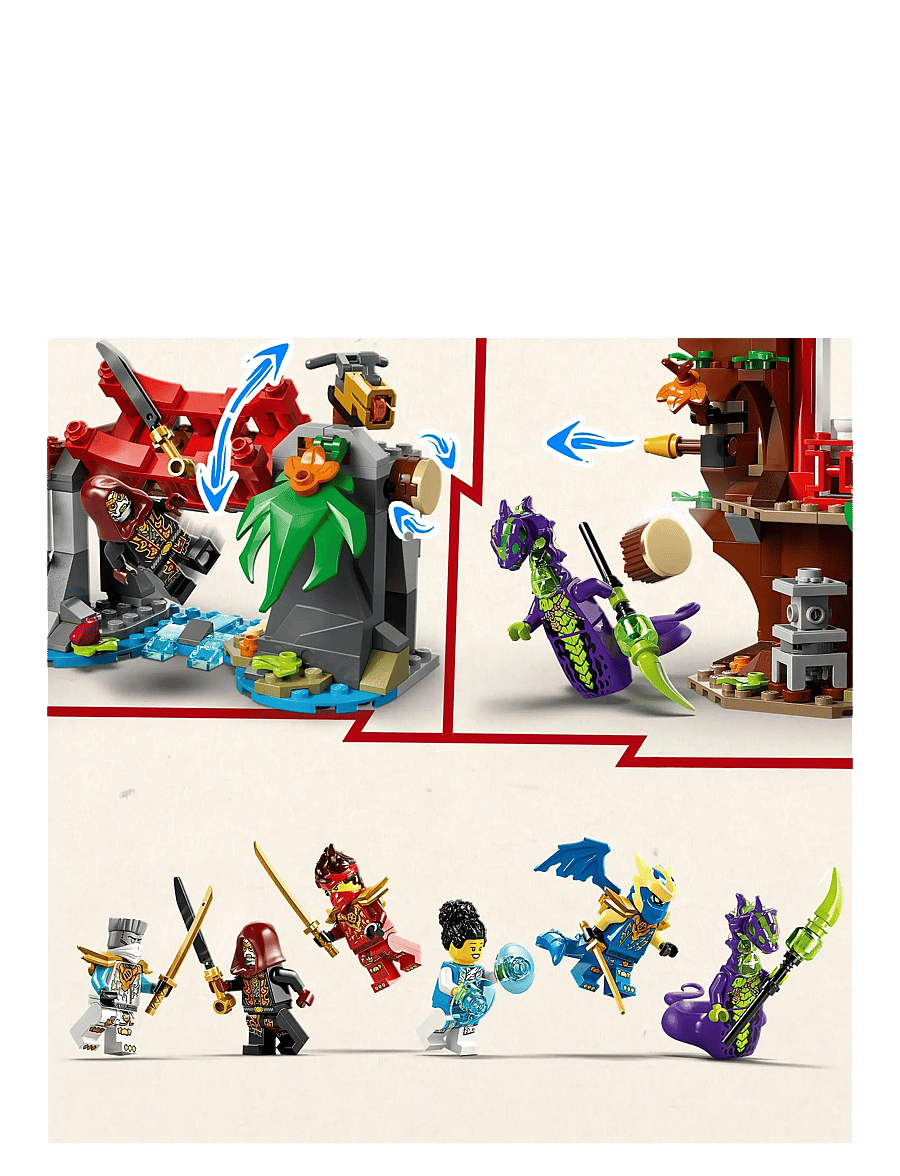 LEGO - Ninja Vehicle Tree House Battle Toy Set 71857 - lego ninjago - multi - 4