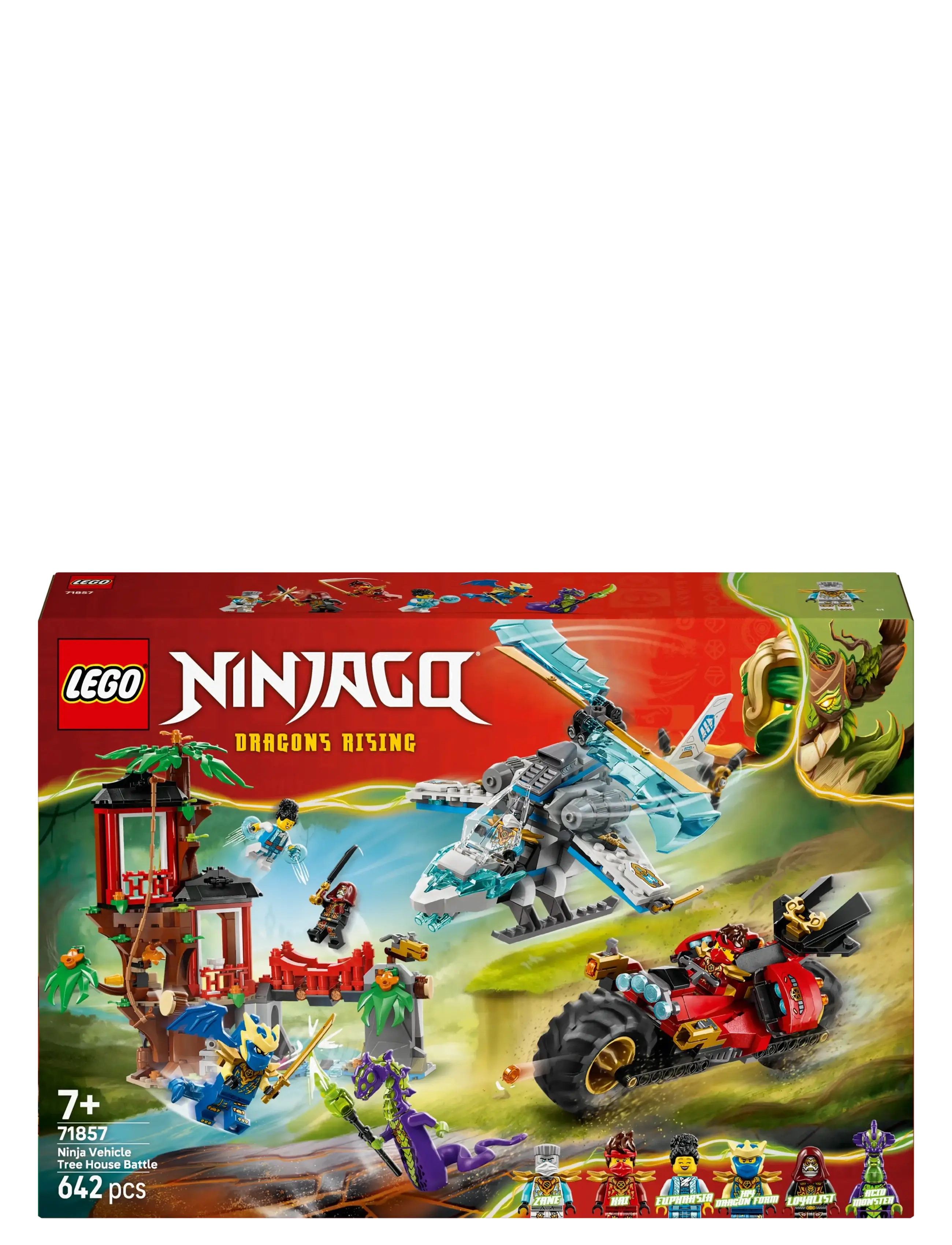 LEGO - Ninjafartøjernes kamp for trætophuset 71857 - lego ninjago - multi - 5