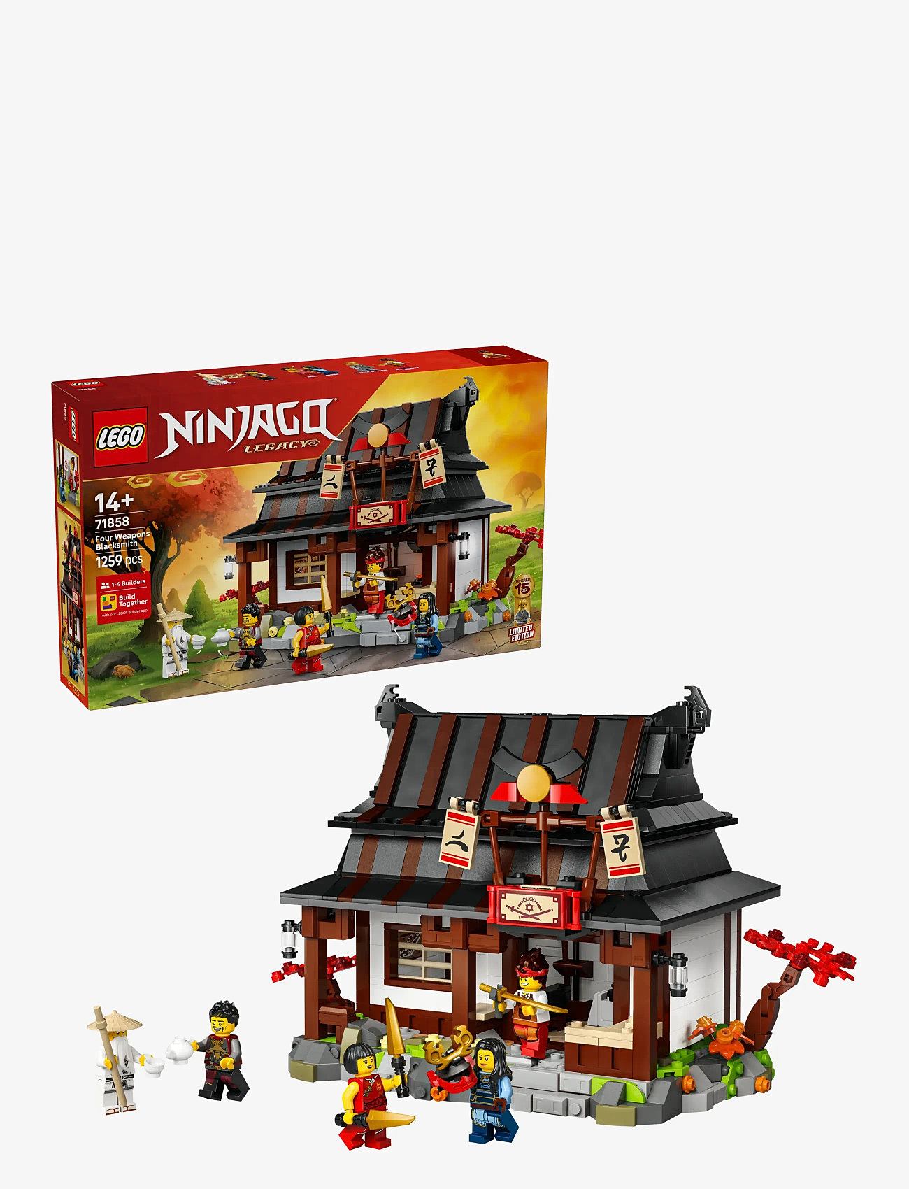 LEGO - Four Weapons Blacksmith 15th Anniversary 71858 - lego ninjago - multi - 0