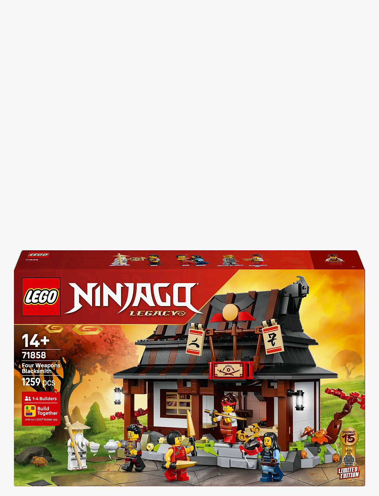 LEGO - Four Weapons Blacksmith 15th Anniversary 71858 - lego ninjago - multi - 4
