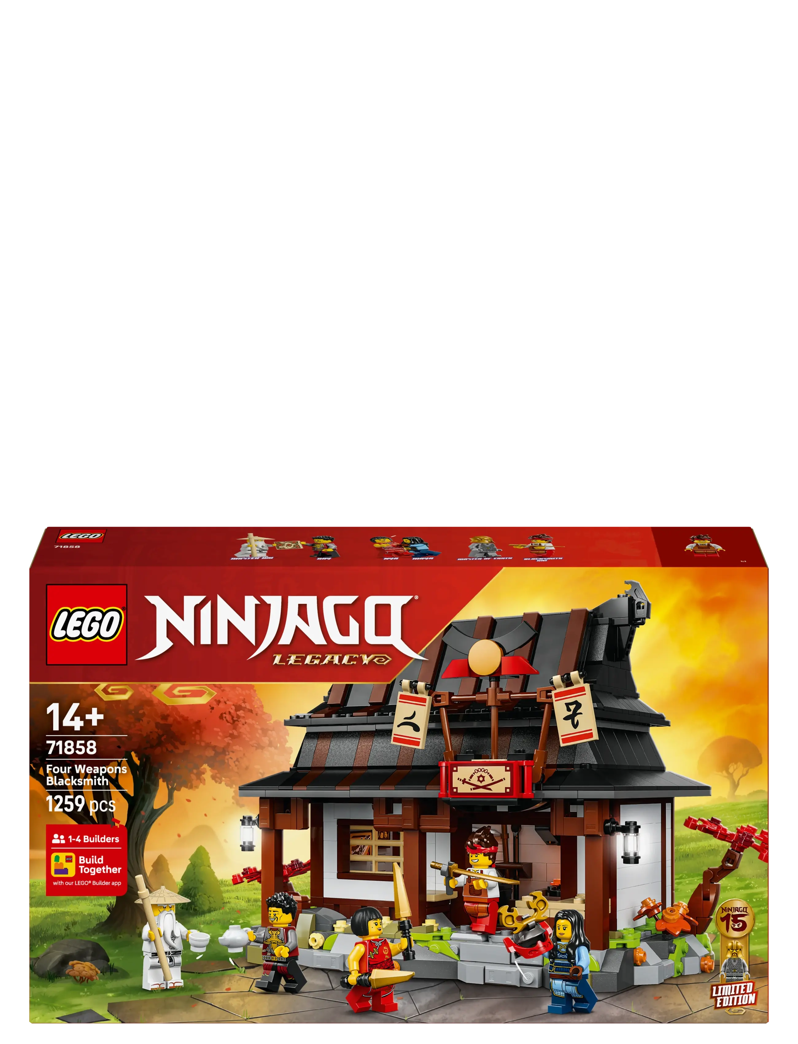 LEGO - De Fire Våben-smedjen – 15-års jubilæum 71858 - lego ninjago - multi - 4