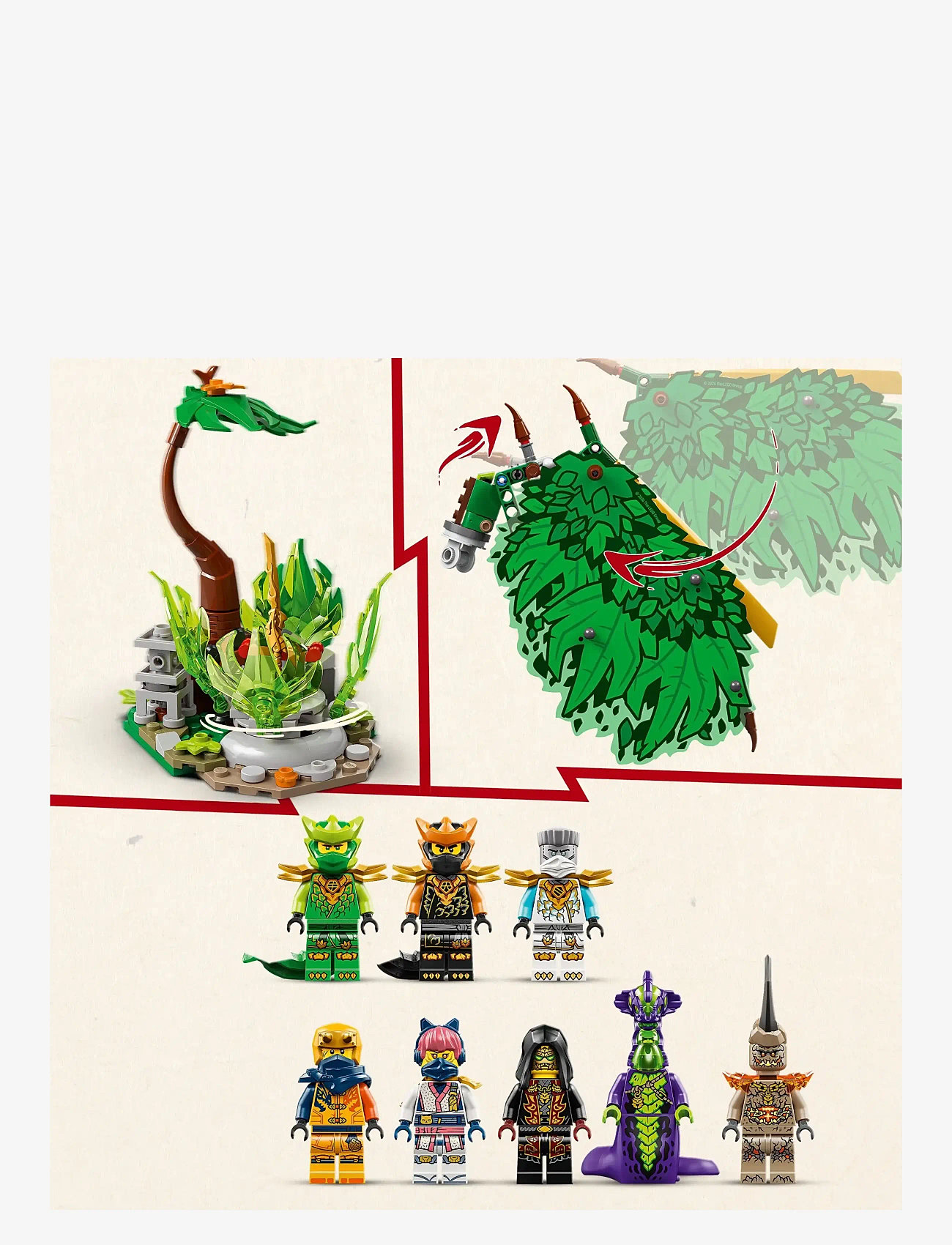 LEGO - Livets källdrake 71859 - lego ninjago - multi - 4