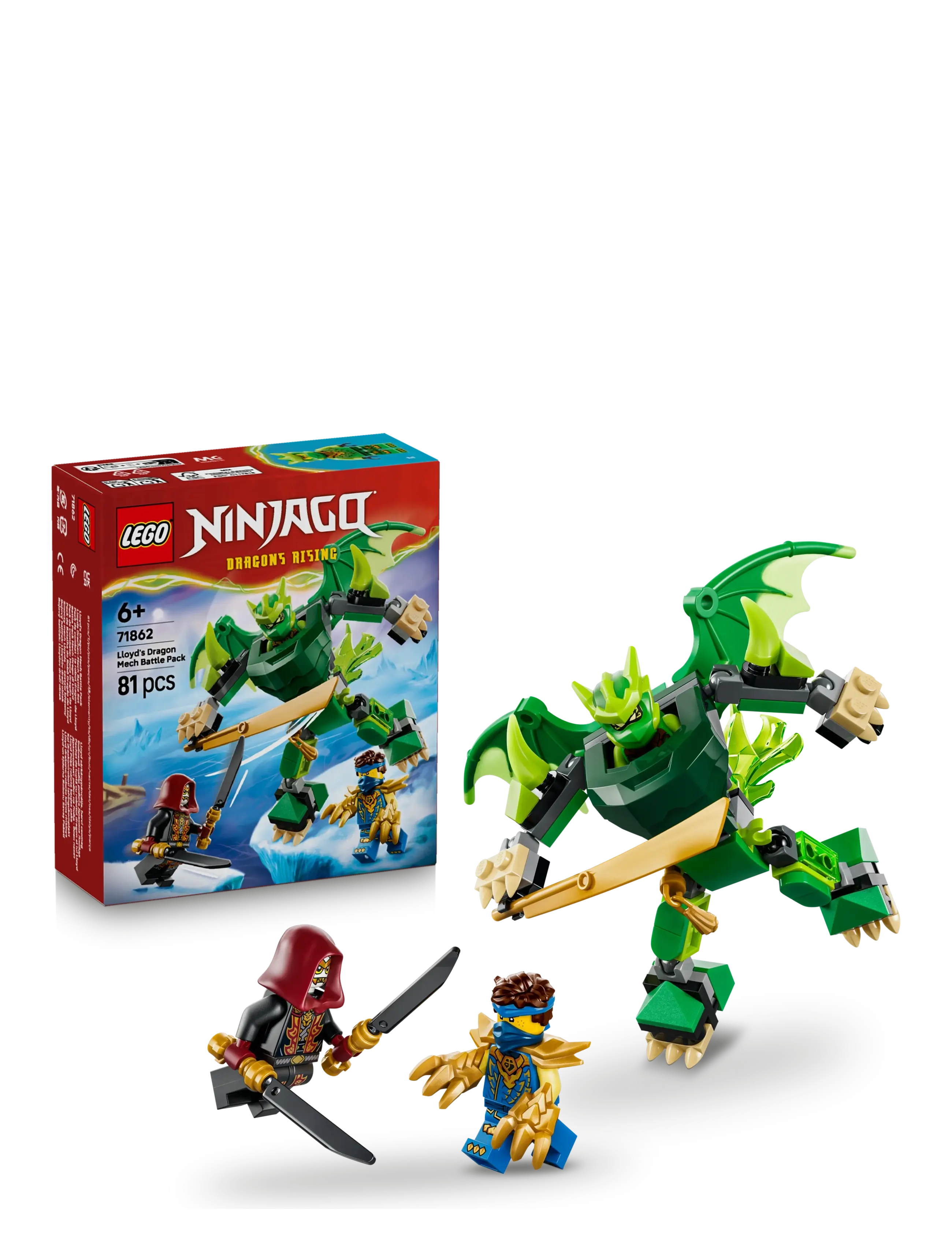 LEGO Lloyds Drage-Mech – Kamppakke 71862, One Size, Multi/patterned, Lego Legetøj > Lego ninjago, Børn