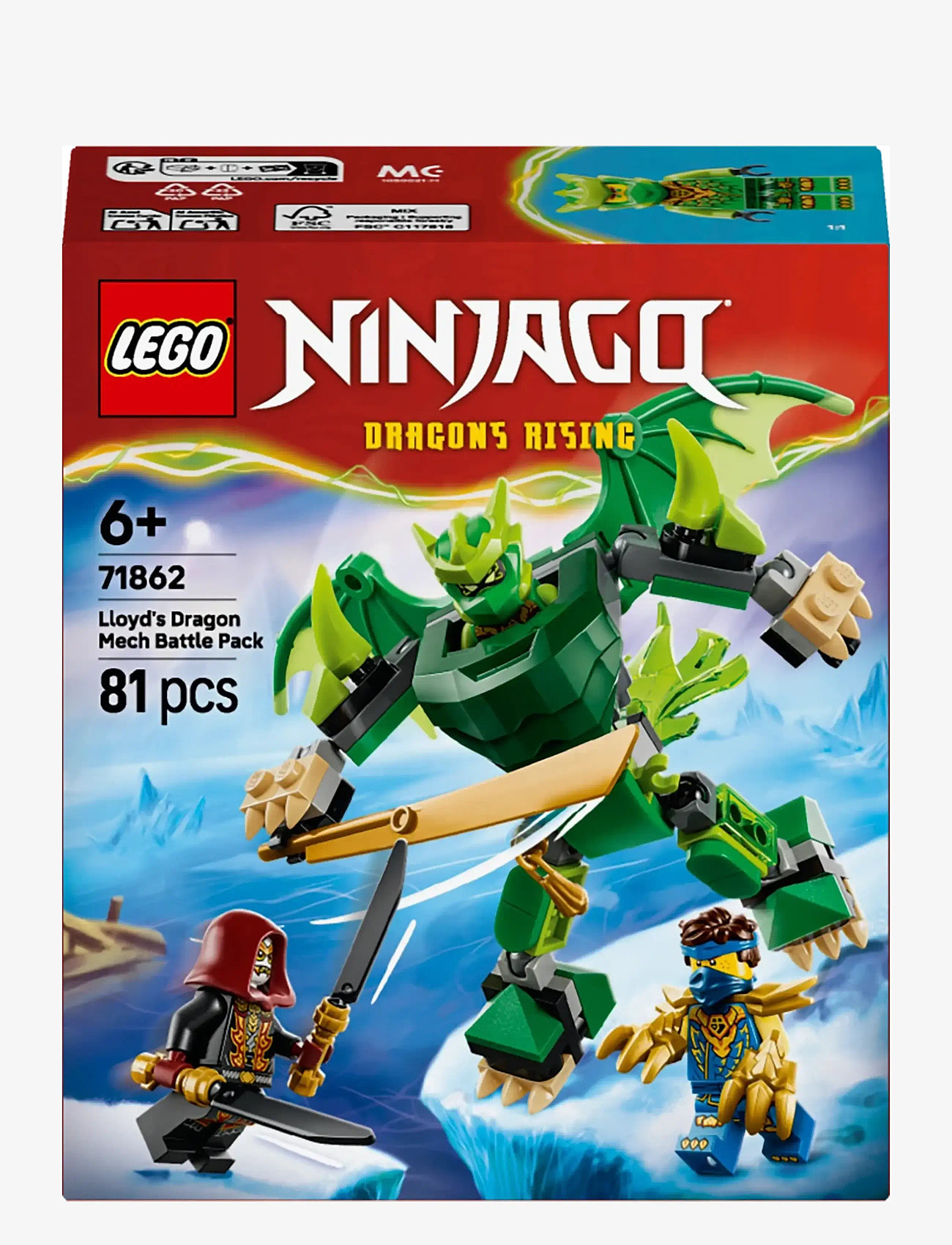 LEGO - Lloyd's Dragon Mech Battle Pack 71862 - lego ninjago - multi - 4