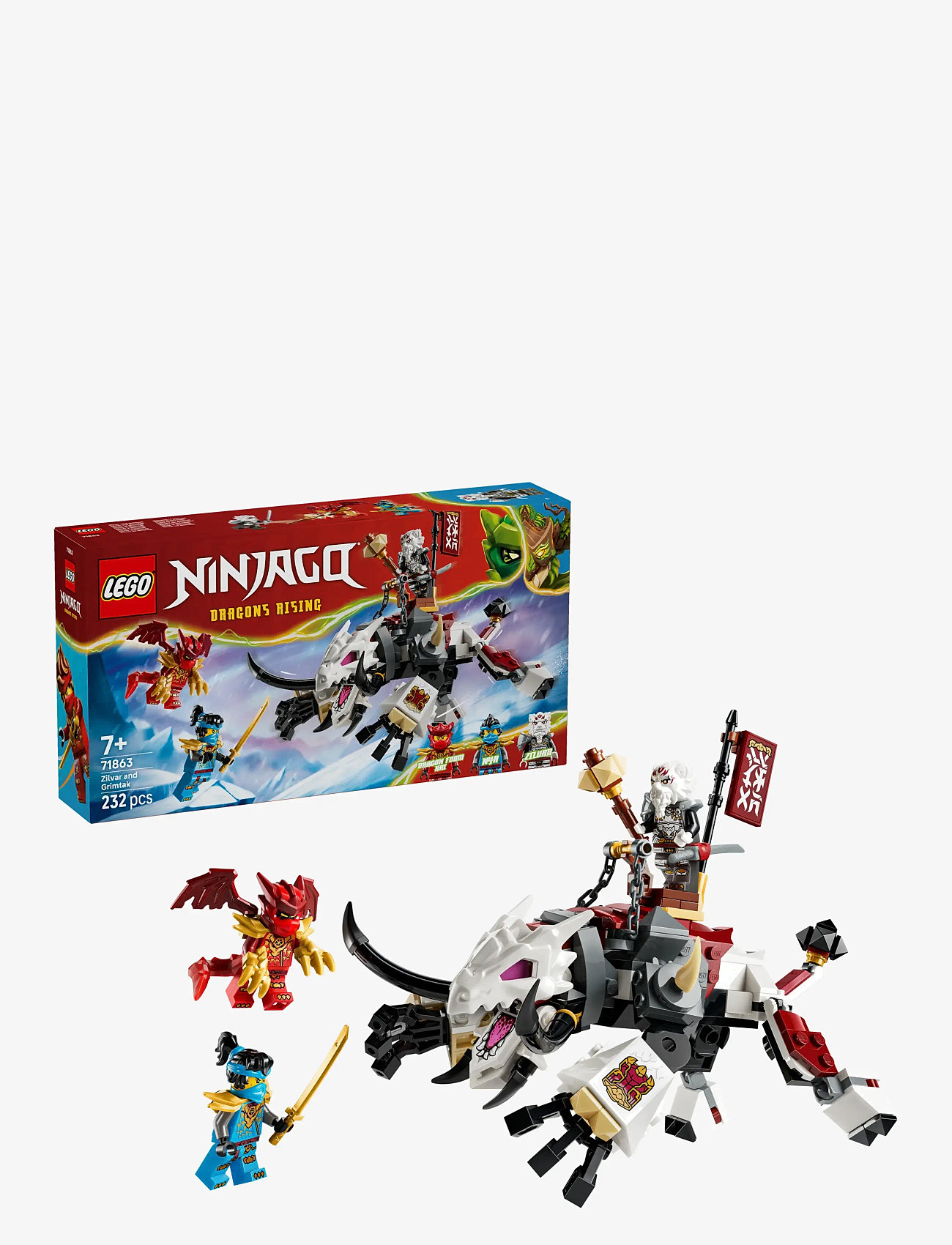LEGO - Zilvar and Grimtak the Dragon Beast 71863 - multi - 0