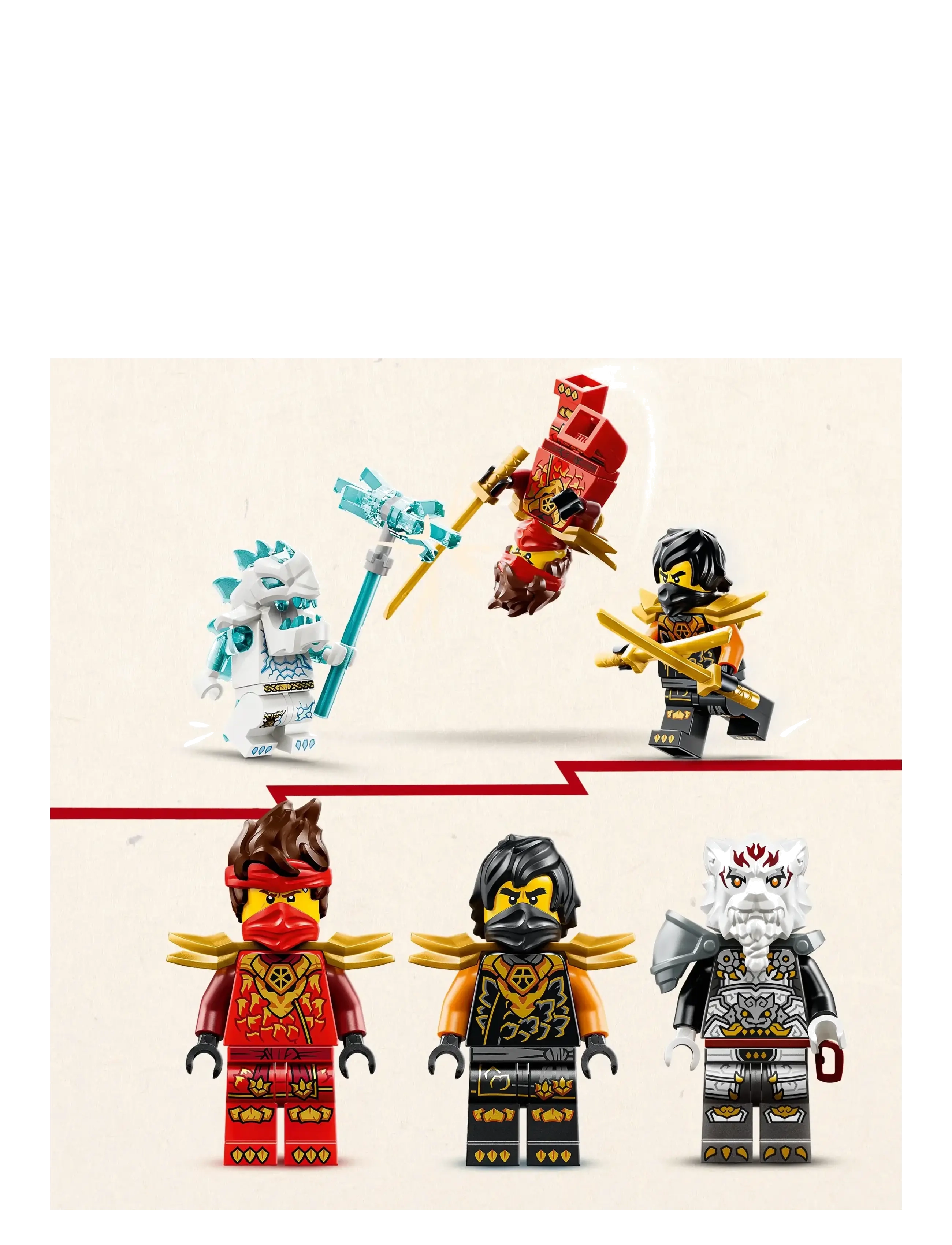 LEGO - Kain ja Colen yhdistelmäajoneuvot 71864 - lego ninjago - multi - 4