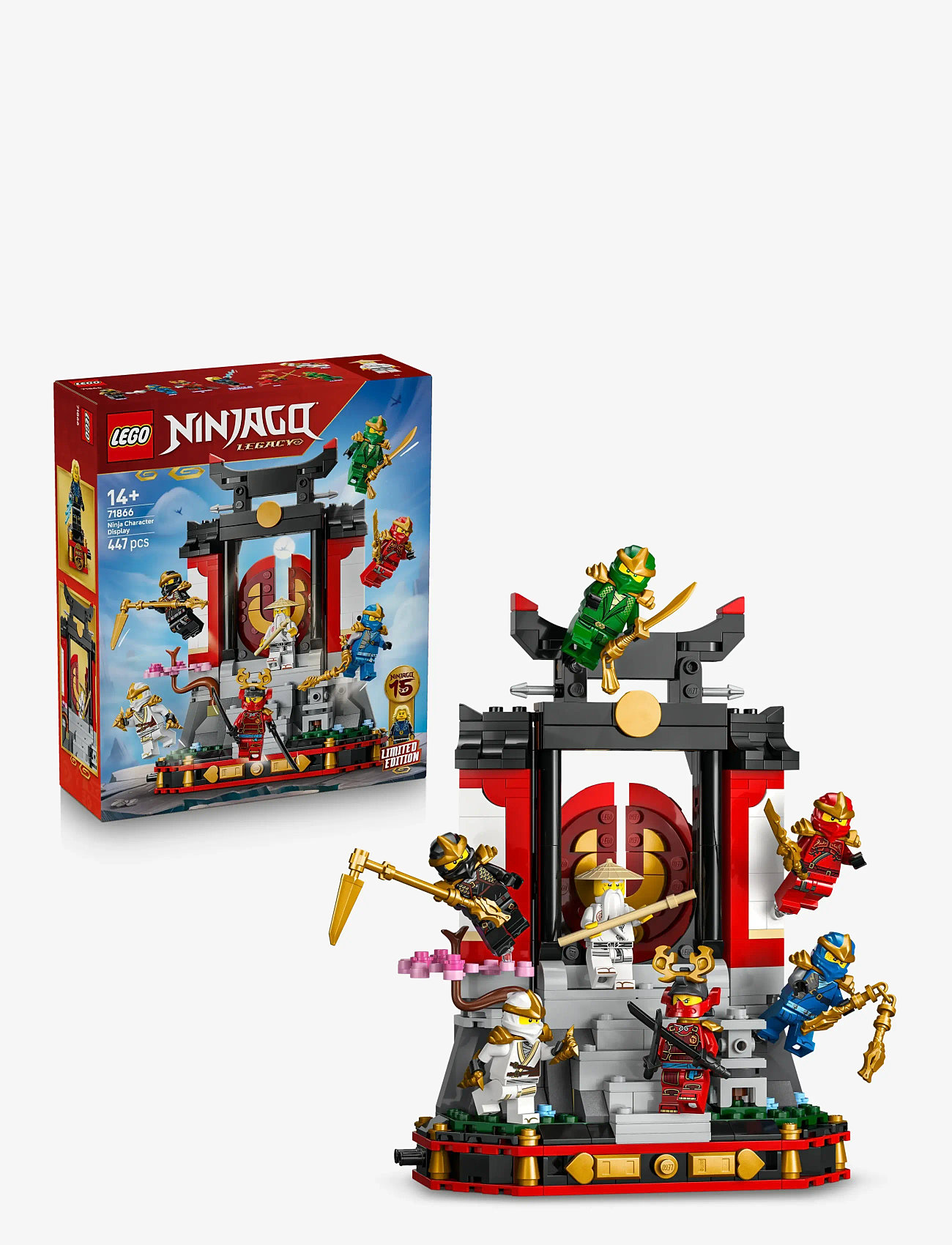 LEGO - Ninja Character Display 15th Anniversary 71866 - lego ninjago - multi - 0