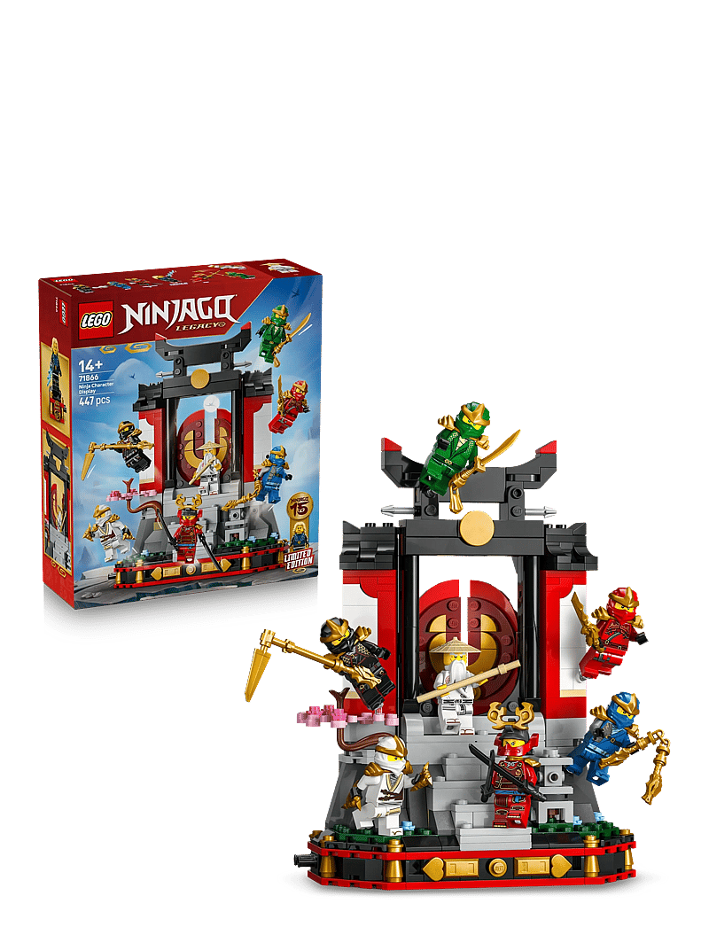 LEGO - Ninja Character Display 15th Anniversary 71866 - lego ninjago - multi - 0