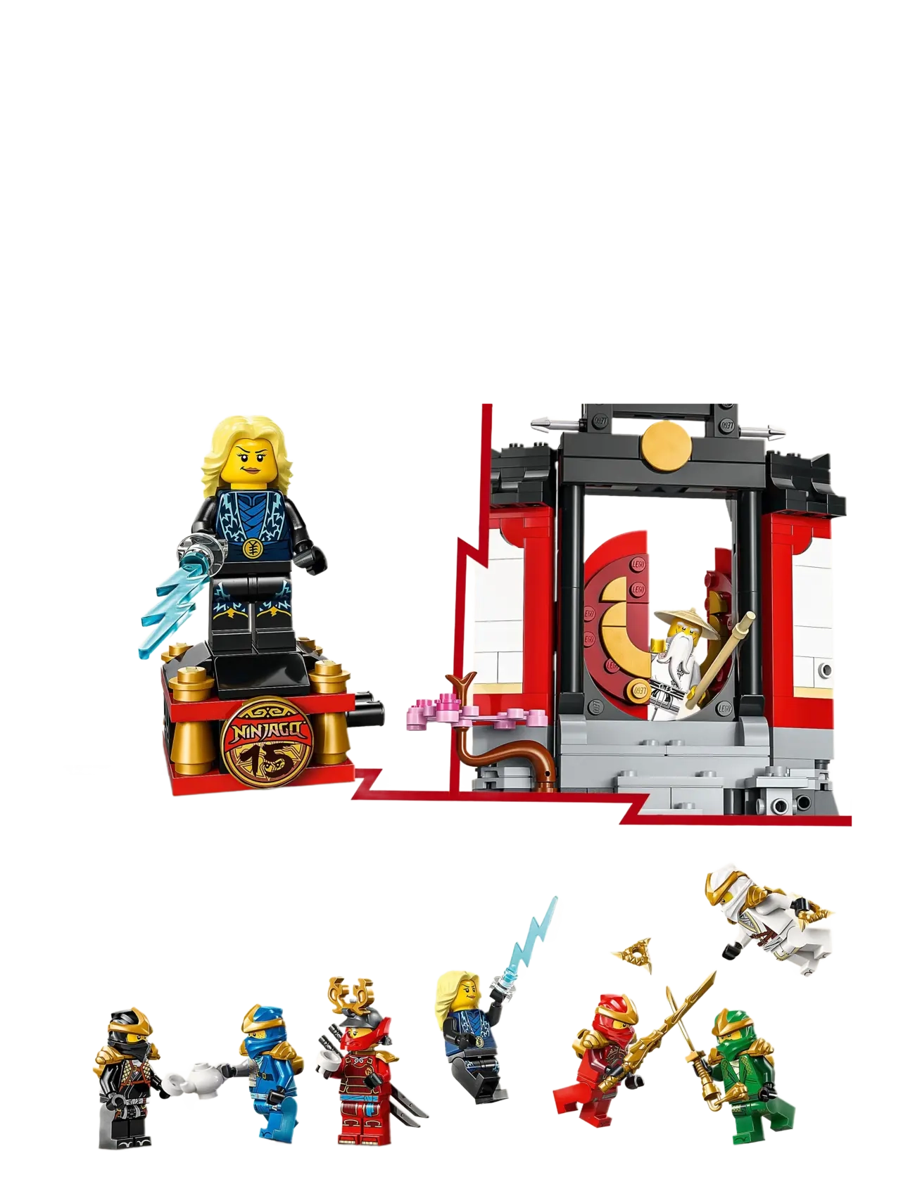 LEGO - Ninja Character Display 15th Anniversary 71866 - lego ninjago - multi - 3