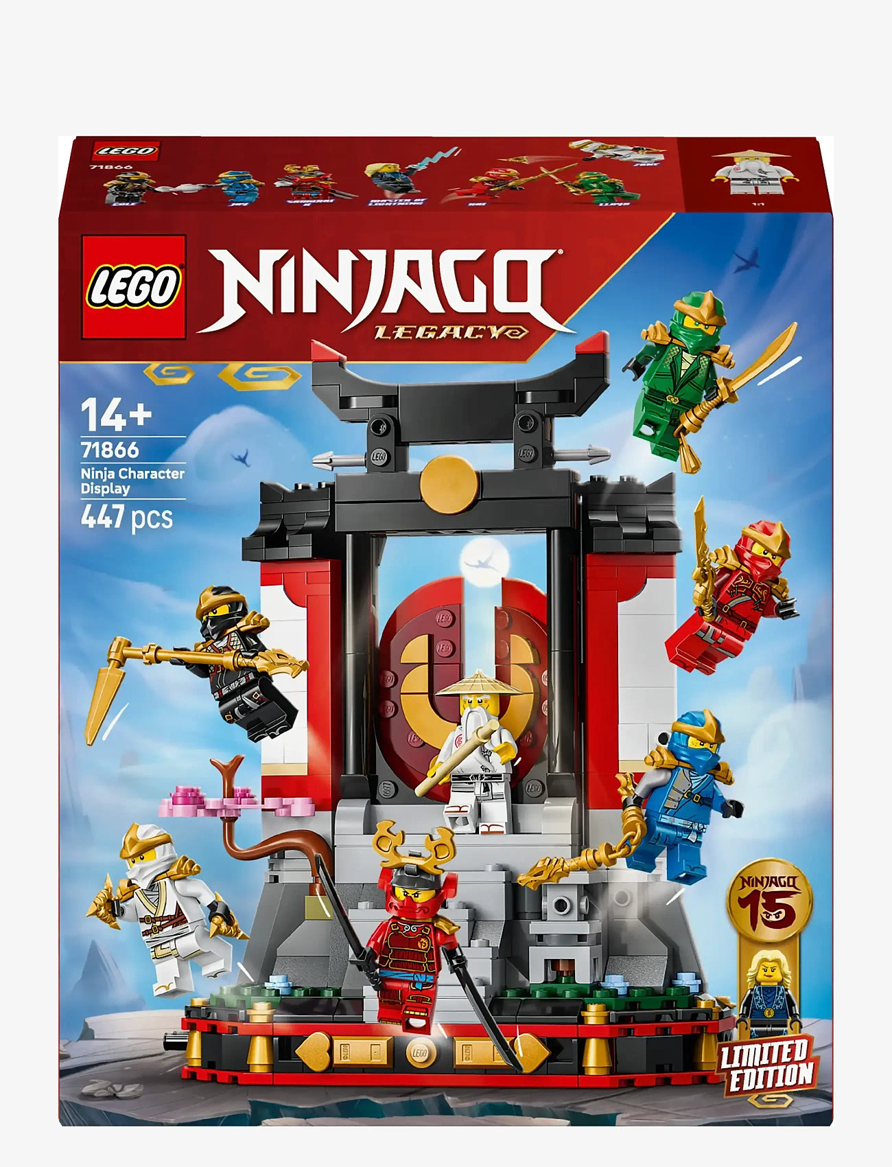 LEGO - Ninja Character Display 15th Anniversary 71866 - lego ninjago - multi - 4