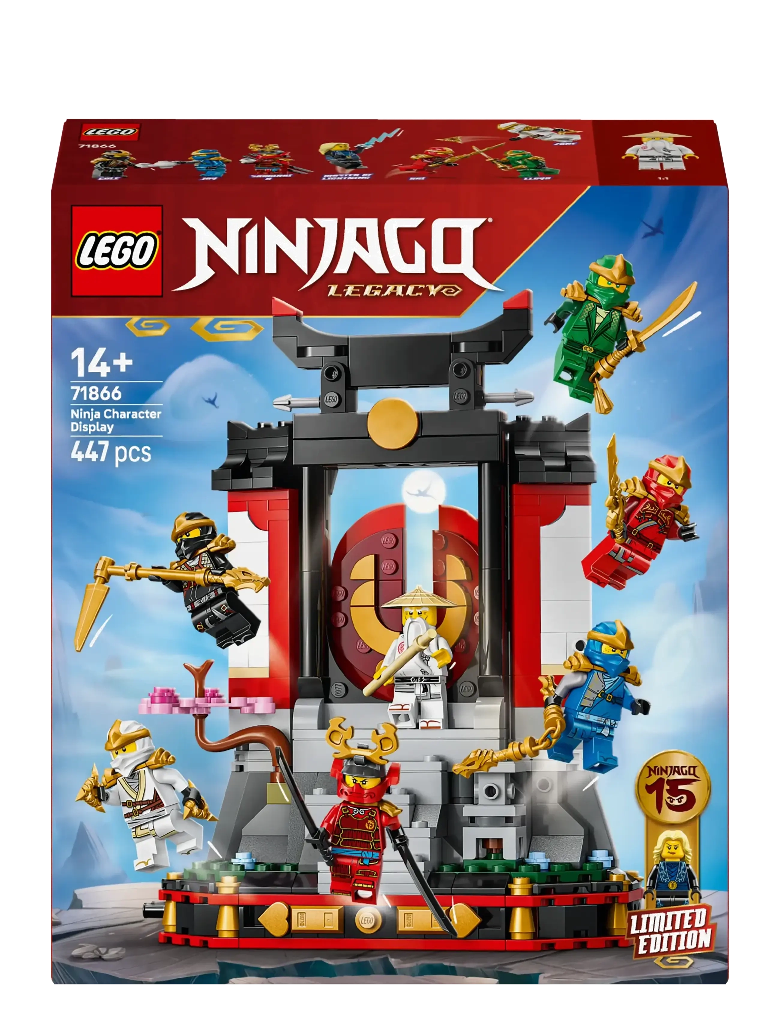 LEGO - Ninja Character Display 15th Anniversary 71866 - lego ninjago - multi - 4