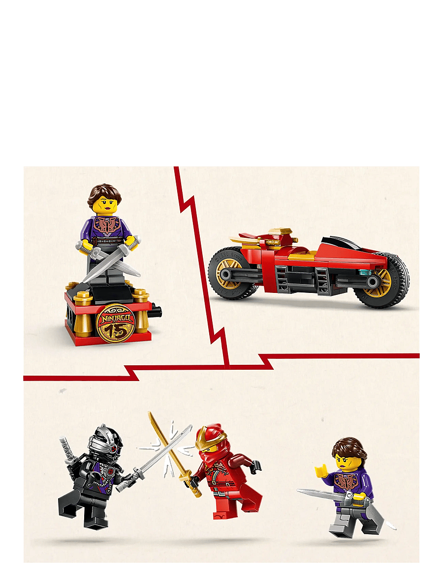 LEGO - X-1 Ninja Charger 15th Anniversary Toy 71867 - lego ninjago - multi - 4