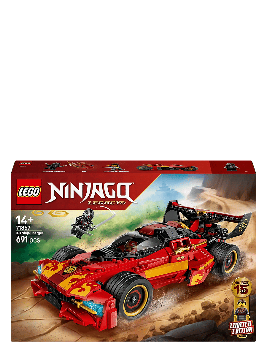 LEGO - X-1 Ninja Charger 15th Anniversary Toy 71867 - lego ninjago - multi - 5