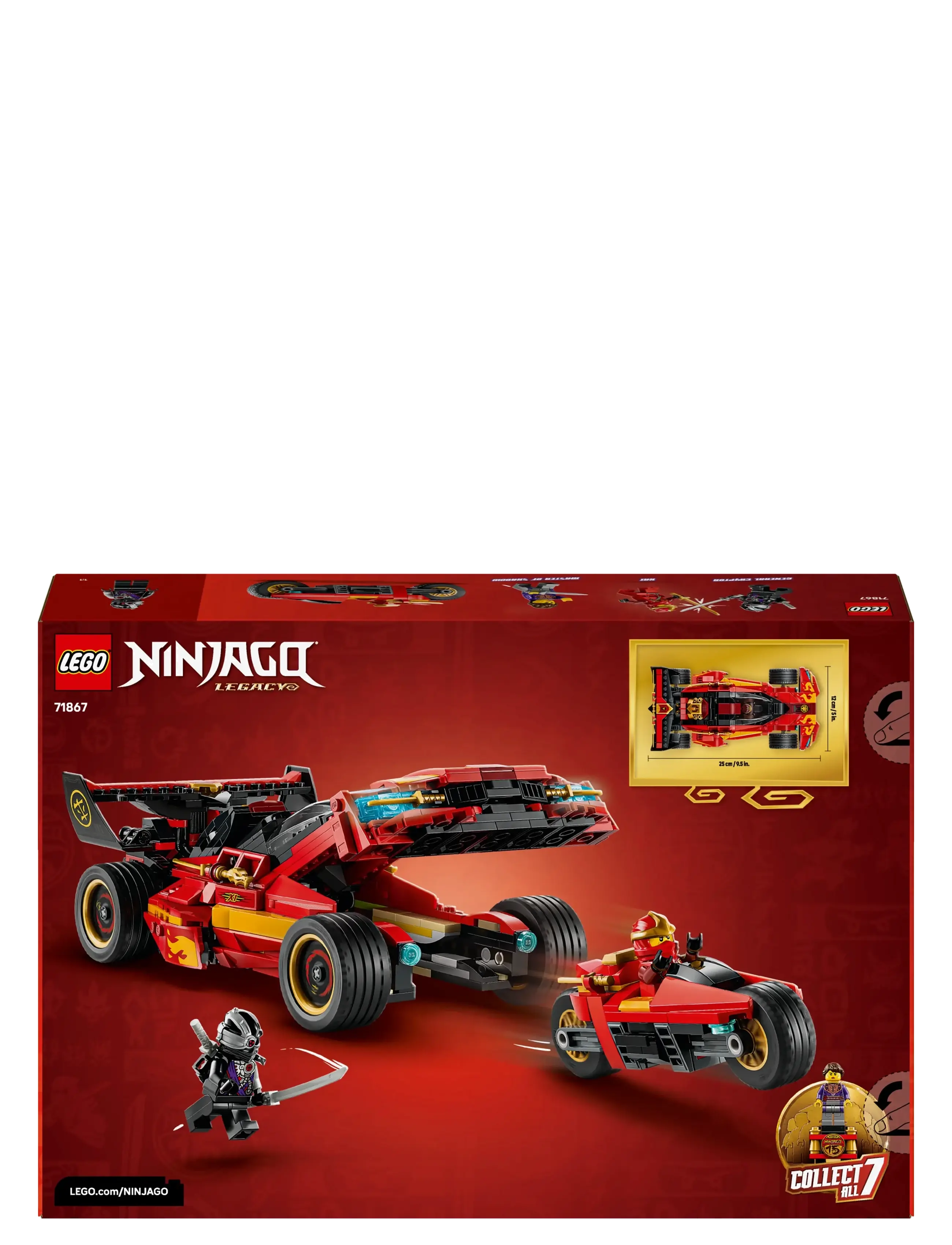 エルセーヌ　NEWGNightDX LEGO X-1 Ninja Charger 15th Anniversary Toy 71867 (LGO71867