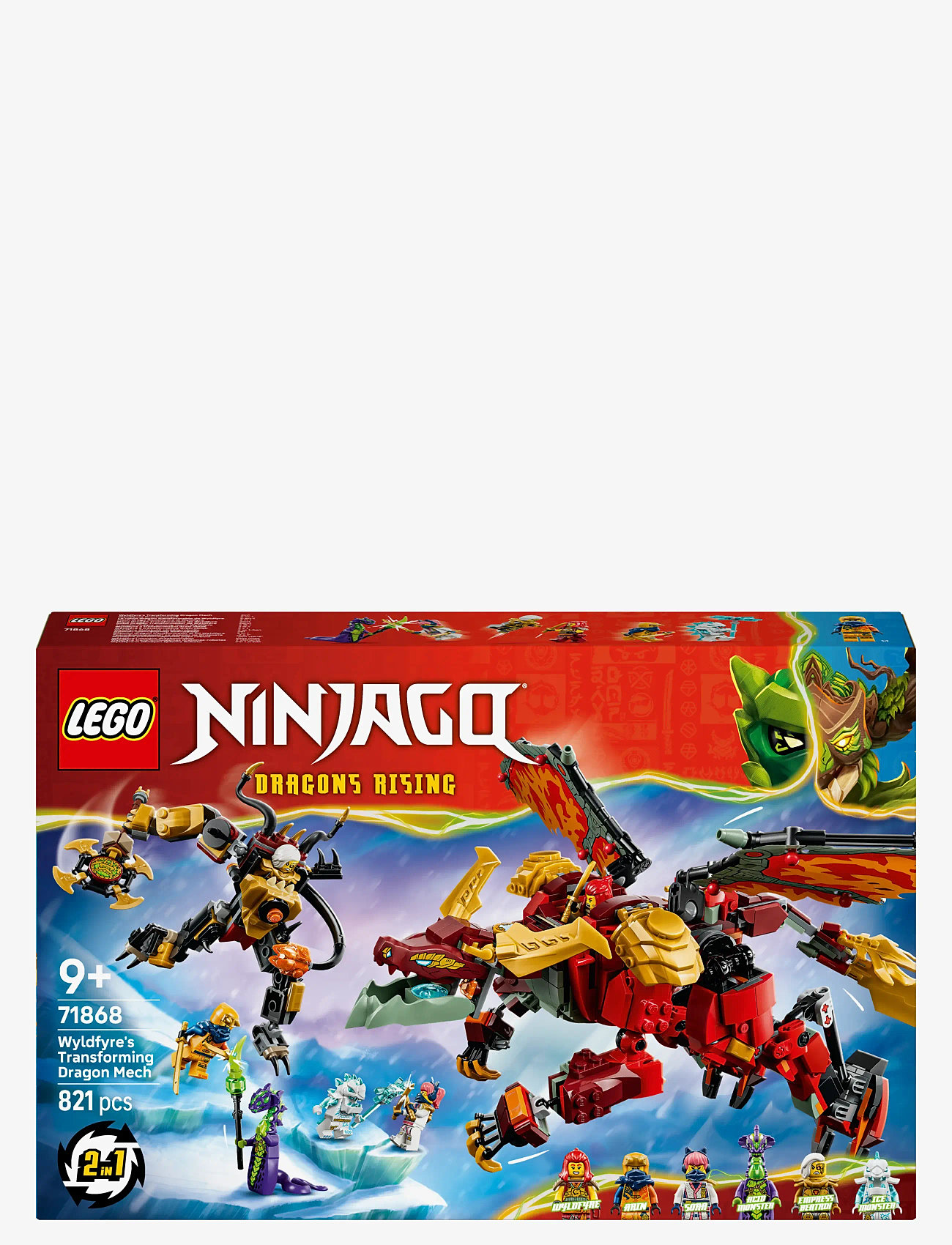 LEGO - Wyldfyre's Transforming Dragon Mech 71868 - lego ninjago - multi - 5