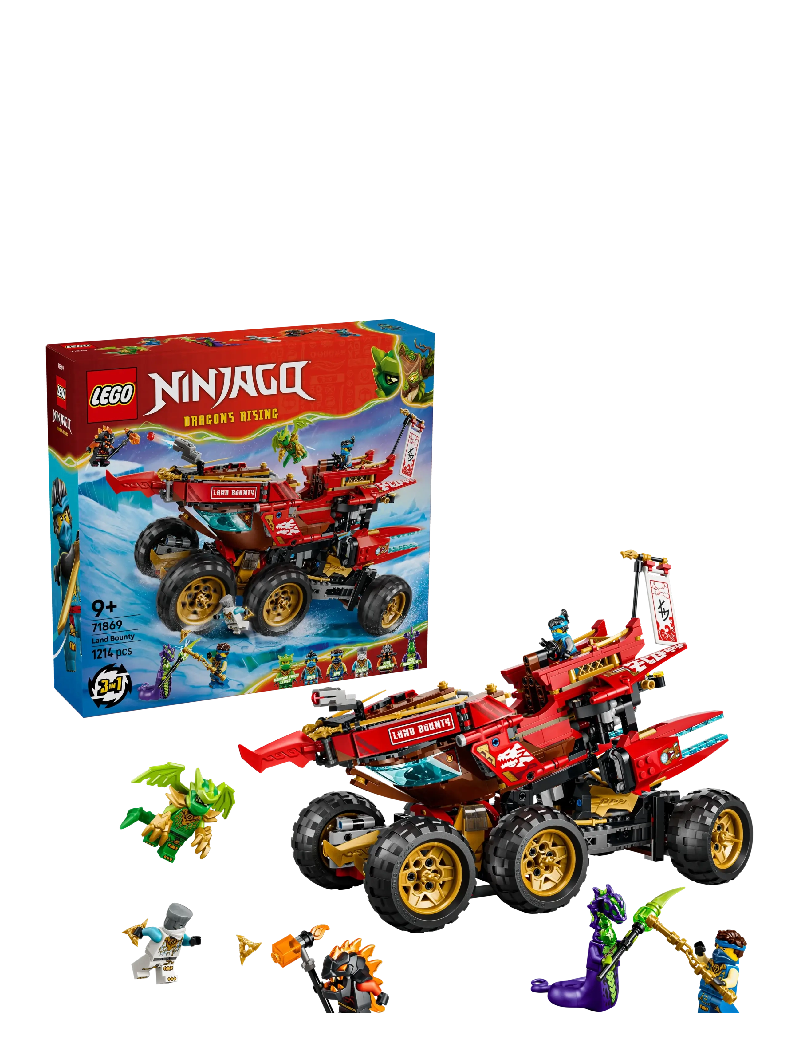 LEGO Skæbnerulleren 71869, One Size, Red, Lego Legetøj > Lego ninjago, Børn