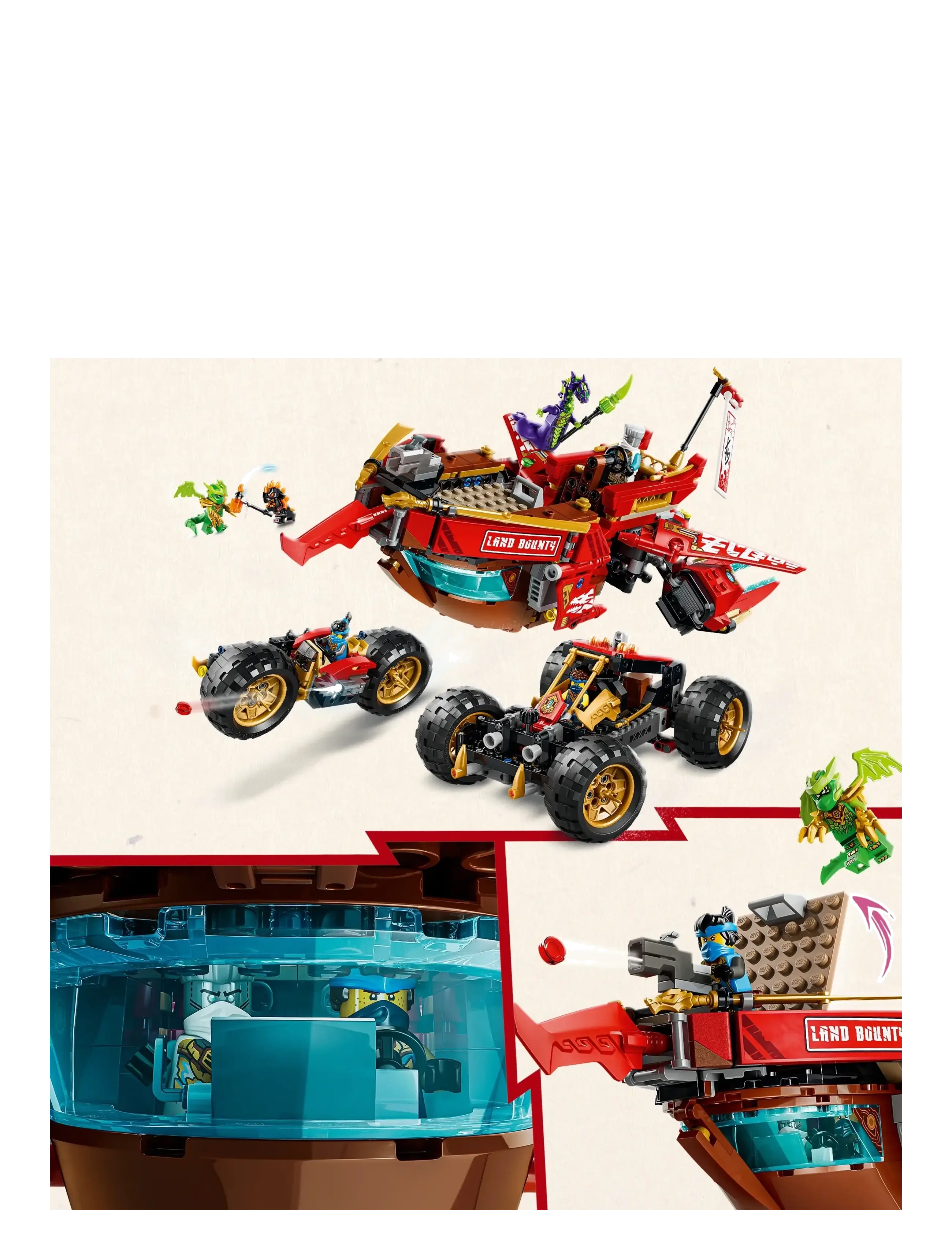 LEGO - Land Bounty 71869 - lego ninjago - multi - 3