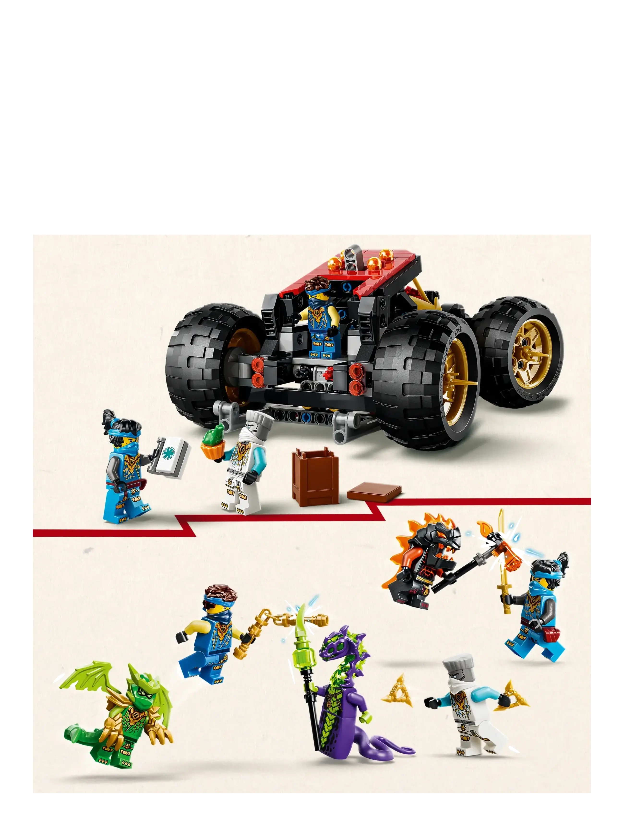 LEGO - Land Bounty 71869 - lego ninjago - multi - 4