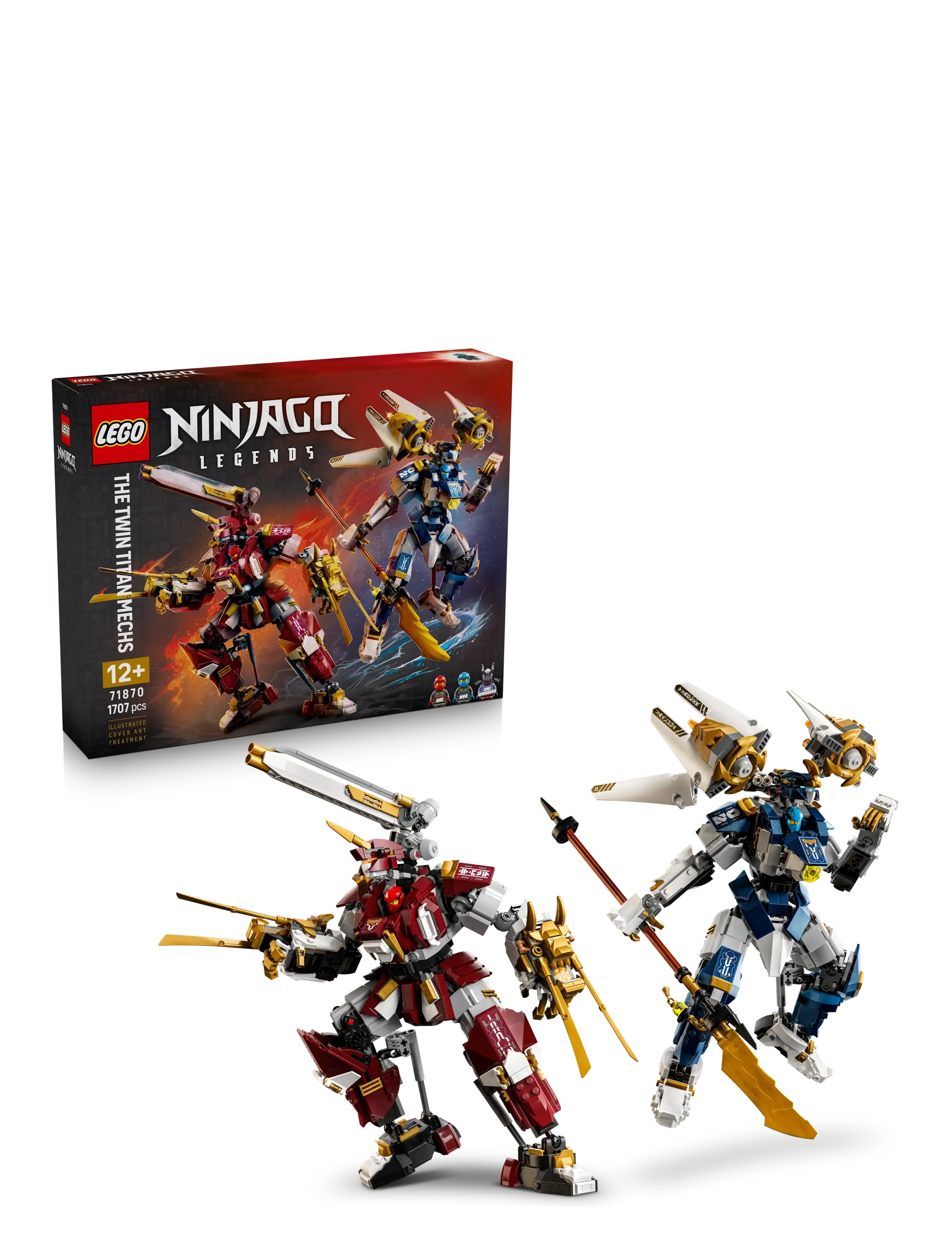 LEGO De To Titan-Mechs 71870, One Size, Lego Spielzeug, Blau - ninjago, Kinder