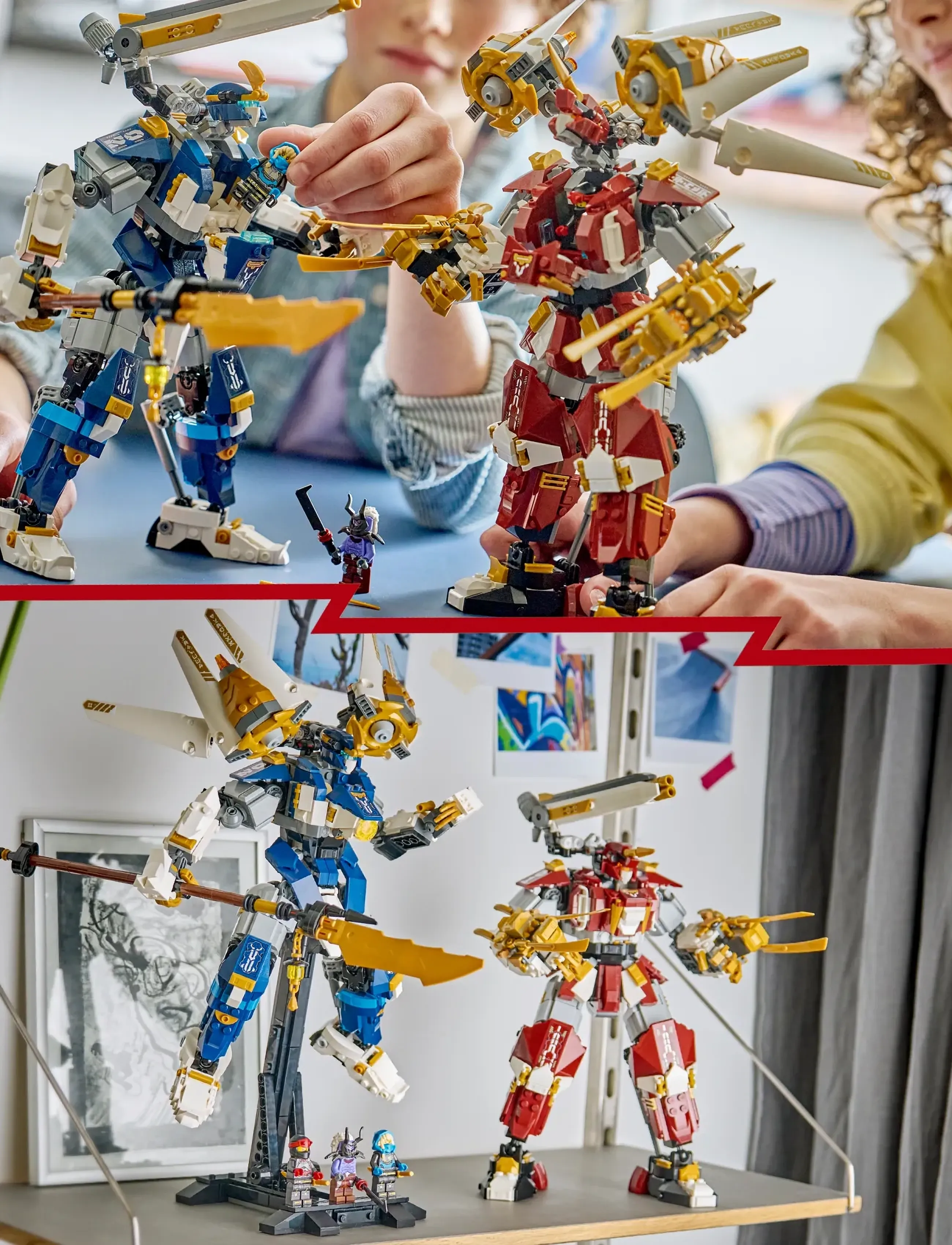 mtni　メントントリーメント LEGO The Twin Titan Mechs Action Figures 71870 (LGO71870) - LEGO