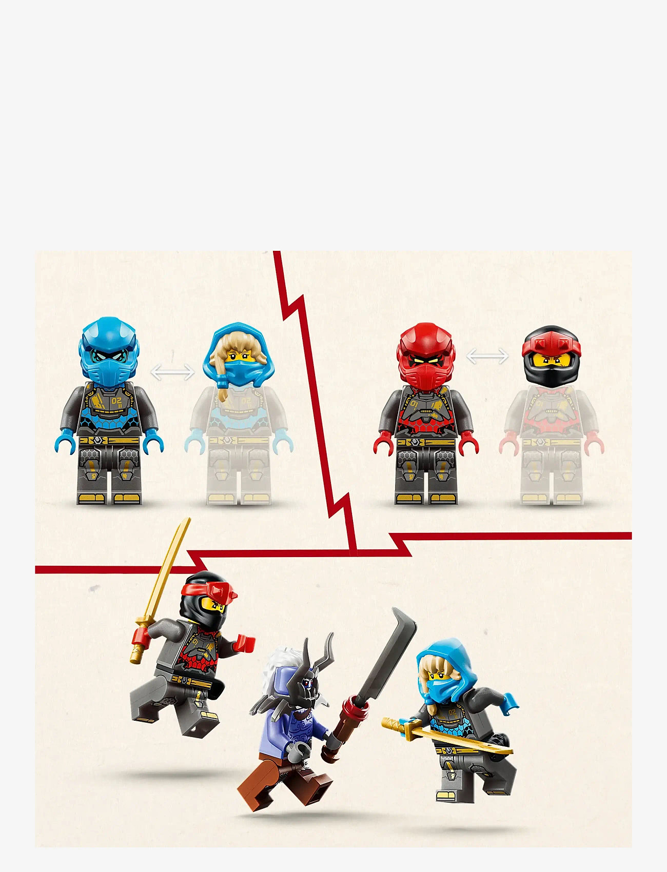 LEGO - The Twin Titan Mechs Action Figures 71870 - multi - 4