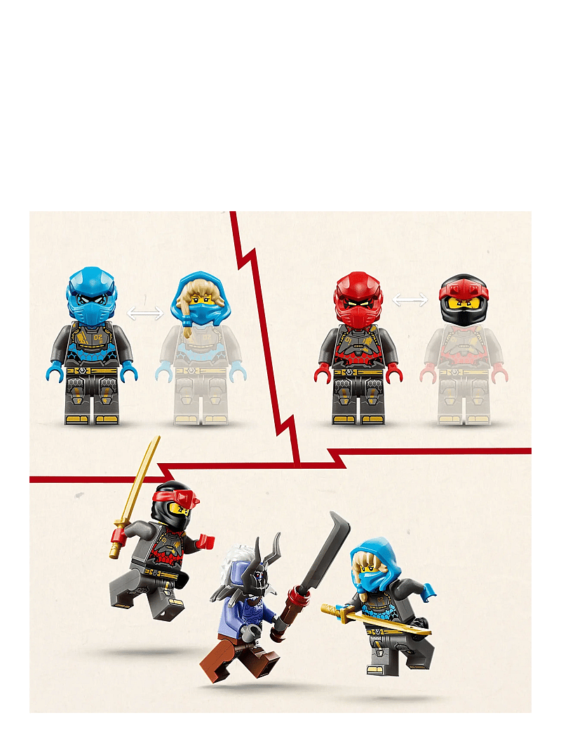 LEGO - The Twin Titan Mechs Action Figures 71870 - multi - 4