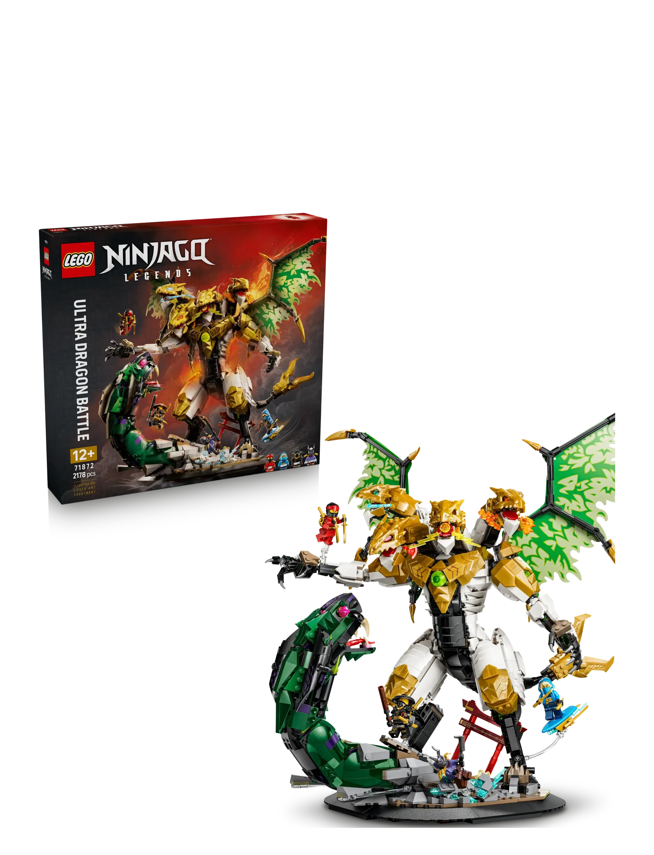 LEGO Ultradrage-Kamp 71872, One Size, Lego Spielzeug, Mehrfarbig/gemustert - ninjago, Kinder