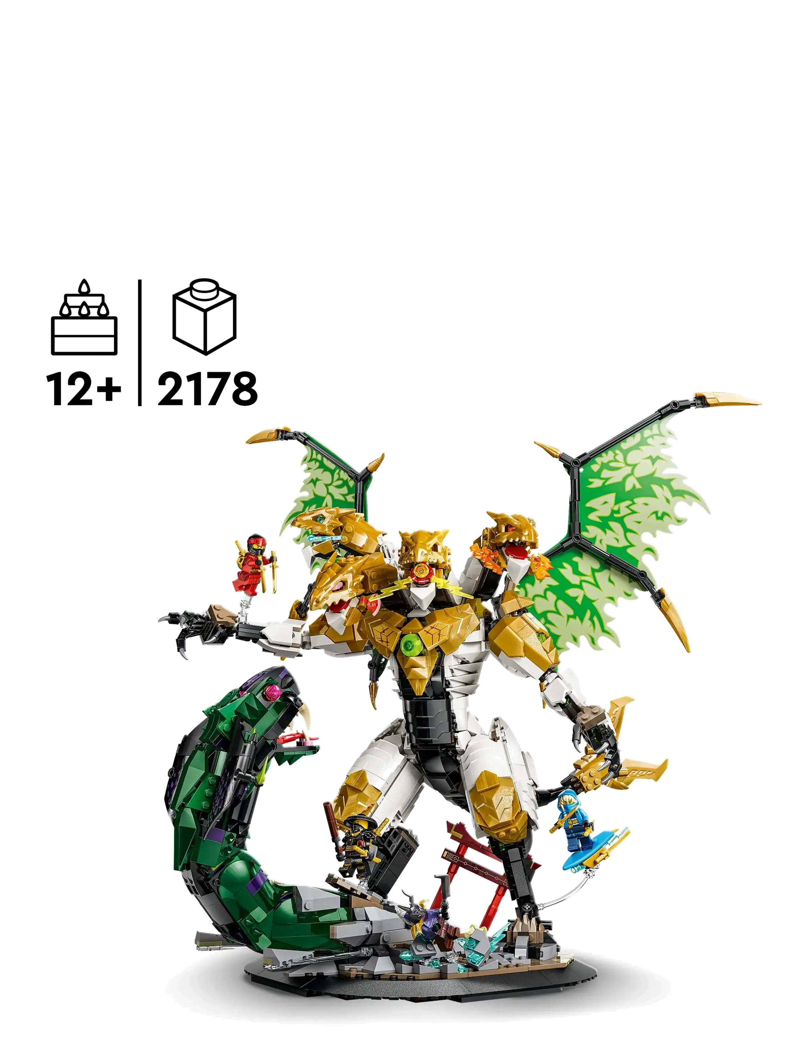 LEGO - Ultra Dragon Battle 71872 - lego ninjago - multi - 1