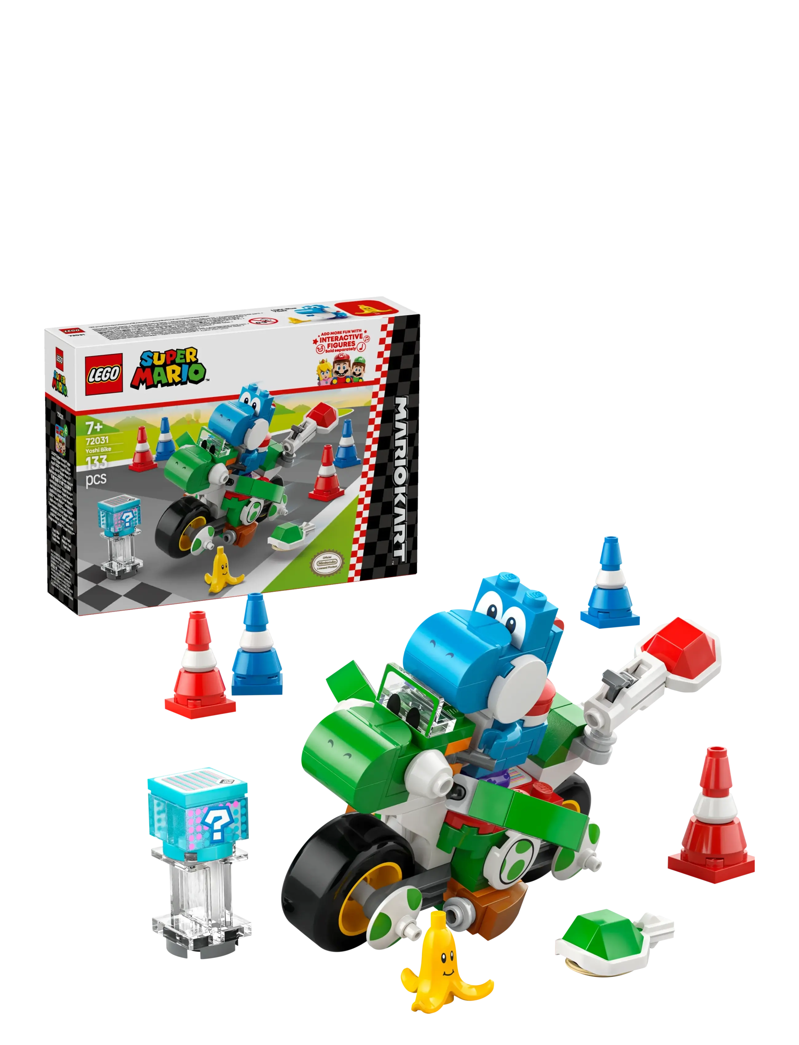 Super Mario™: Mario Kart™ – Yoshi Bike, Gift 72031 - MULTI