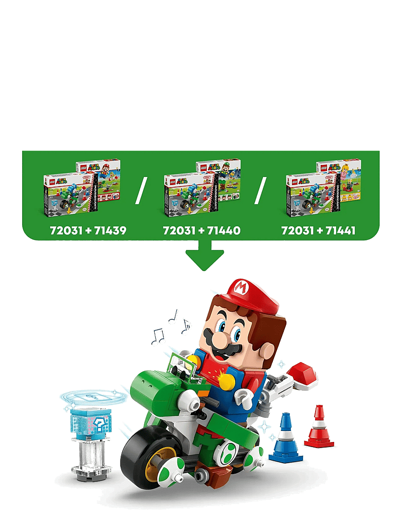 LEGO - Super Mario™: Mario Kart™ – Yoshi Bike, Gift 72031 - lego super mario™ - multi - 3