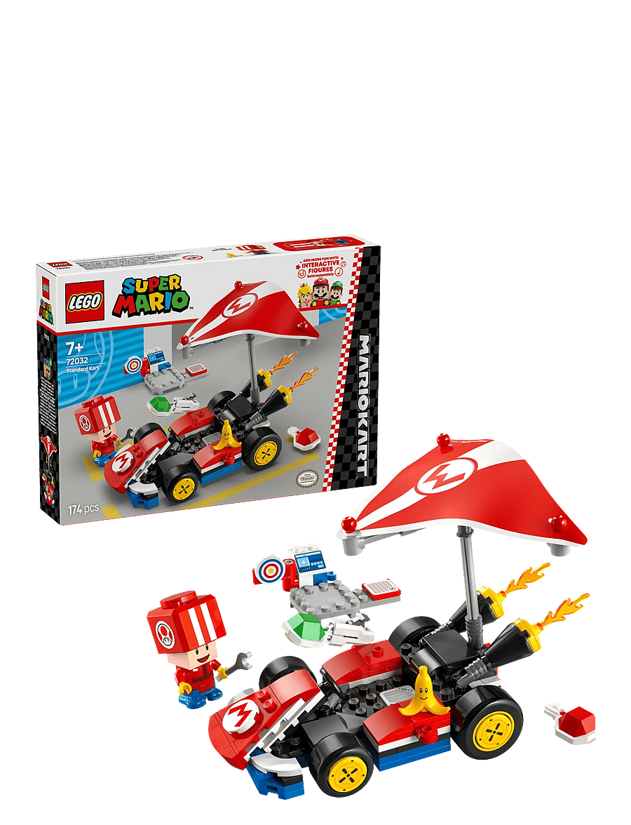 LEGO - Super Mario™: Mario Kart™ – Standard Kart, Car Toy Playset 72032 - lego super mario™ - multi - 0