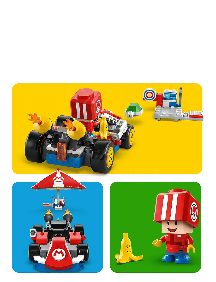 LEGO - Super Mario™: Mario Kart™ – Standard Kart, Car Toy Playset 72032 - lego super mario™ - multi - 3