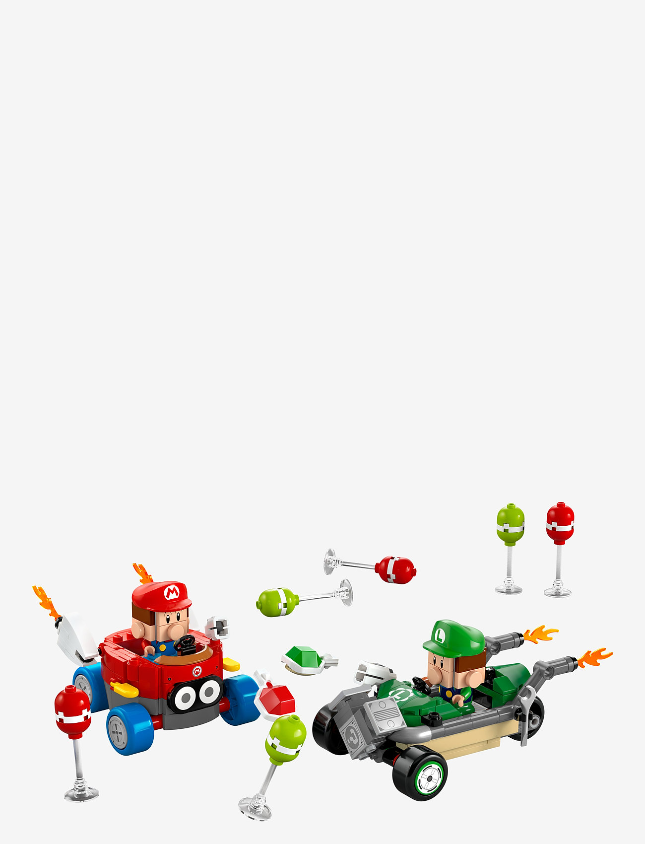 LEGO - Super Mario™: Mario Kart™ – Baby Mario vs. Baby Luigi Toy 72034 - lego super mario™ - multi - 1