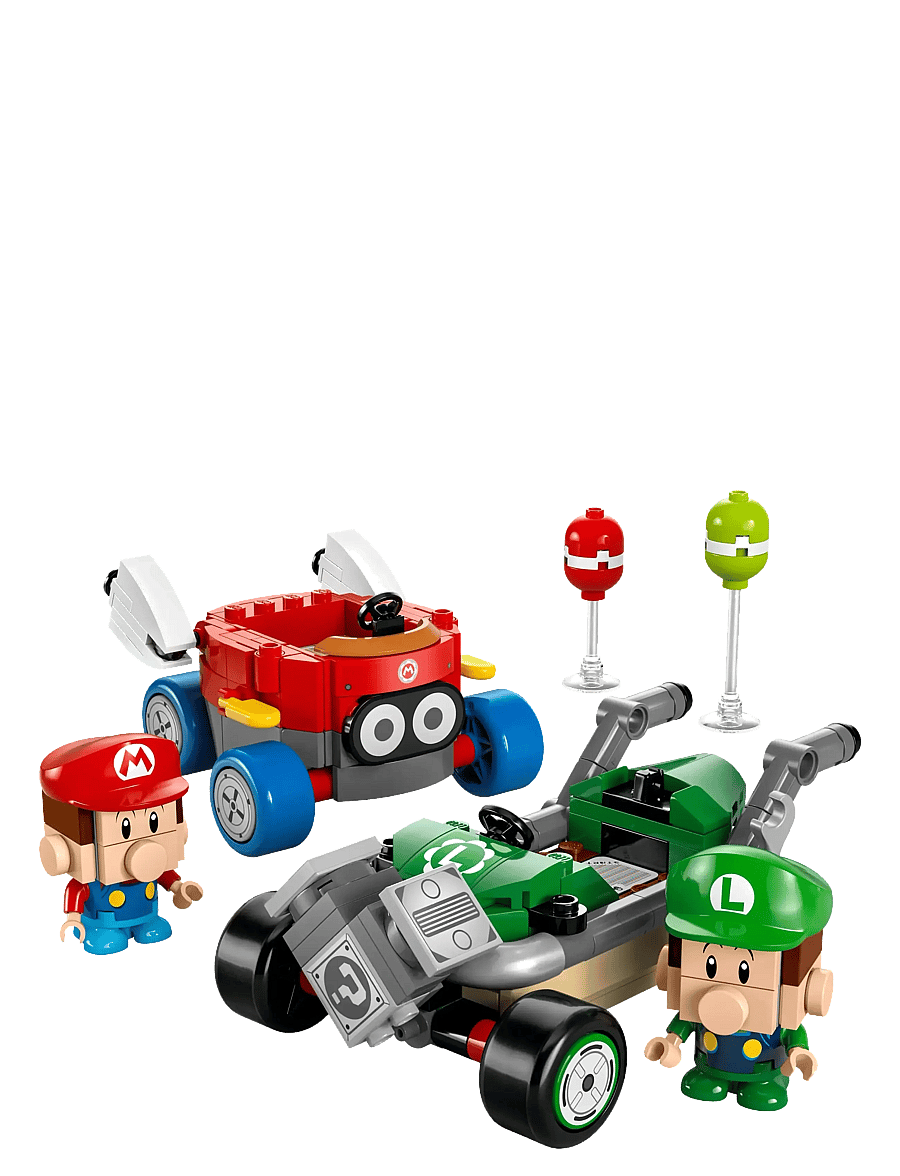 LEGO - Super Mario™: Mario Kart™ – Baby Mario vs. Baby Luigi Toy 72034 - lego super mario™ - multi - 2