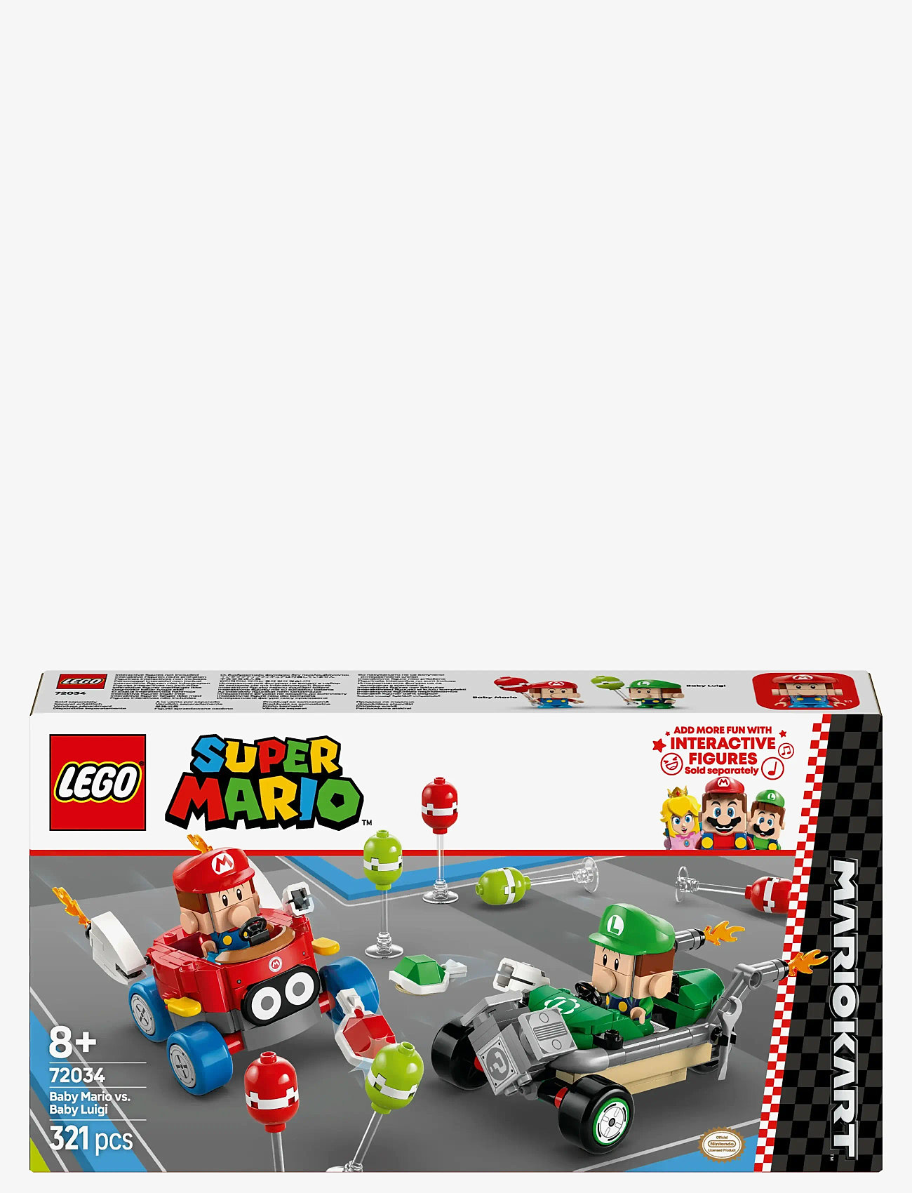 LEGO - Super Mario™: Mario Kart™ – Baby Mario vs. Baby Luigi Toy 72034 - lego super mario™ - multi - 4